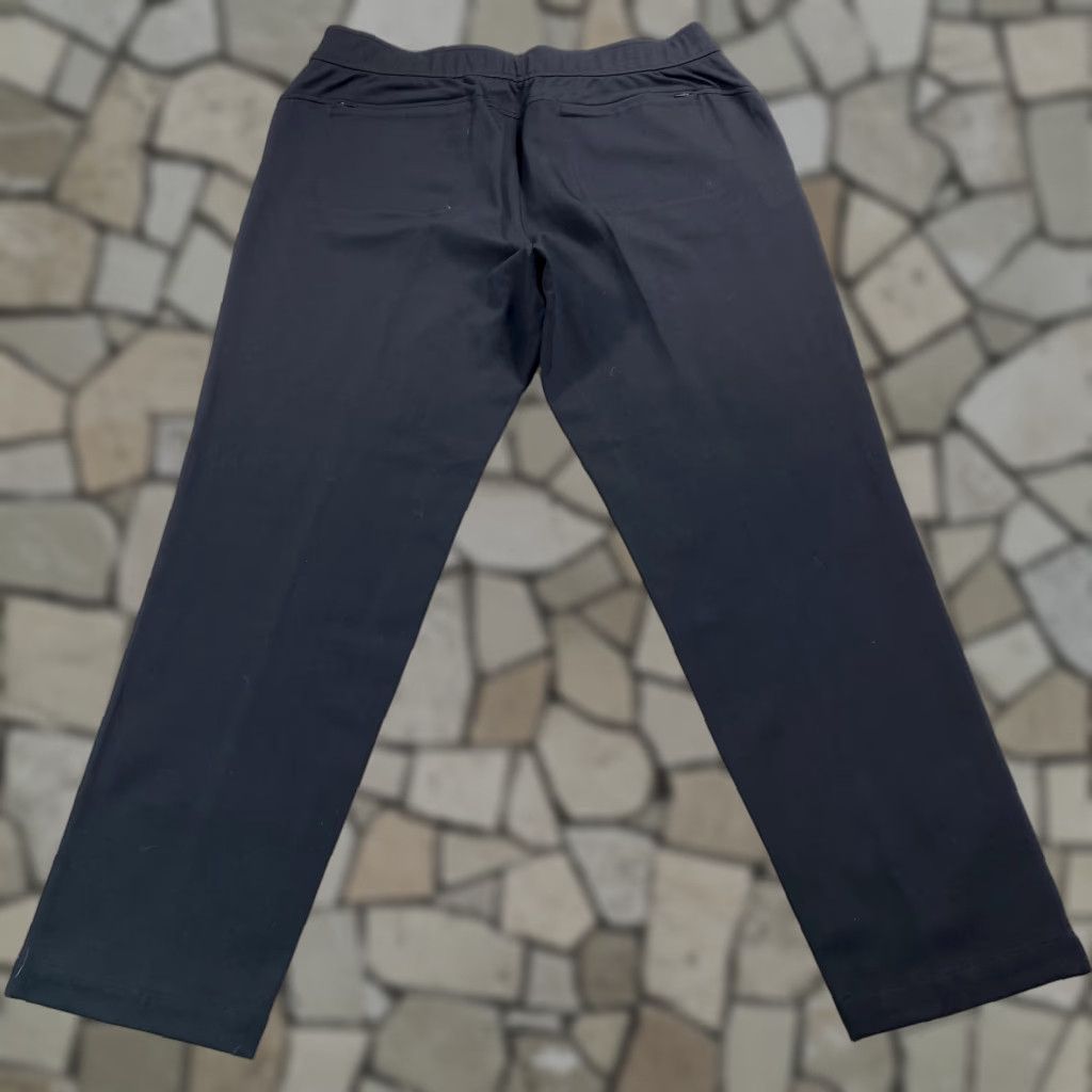 Orvis Orvis Pants Mens Large Black Pull On Chino Trousers Stretch Elastic Waist 34x29 Size US 33 - 1 Thumbnail