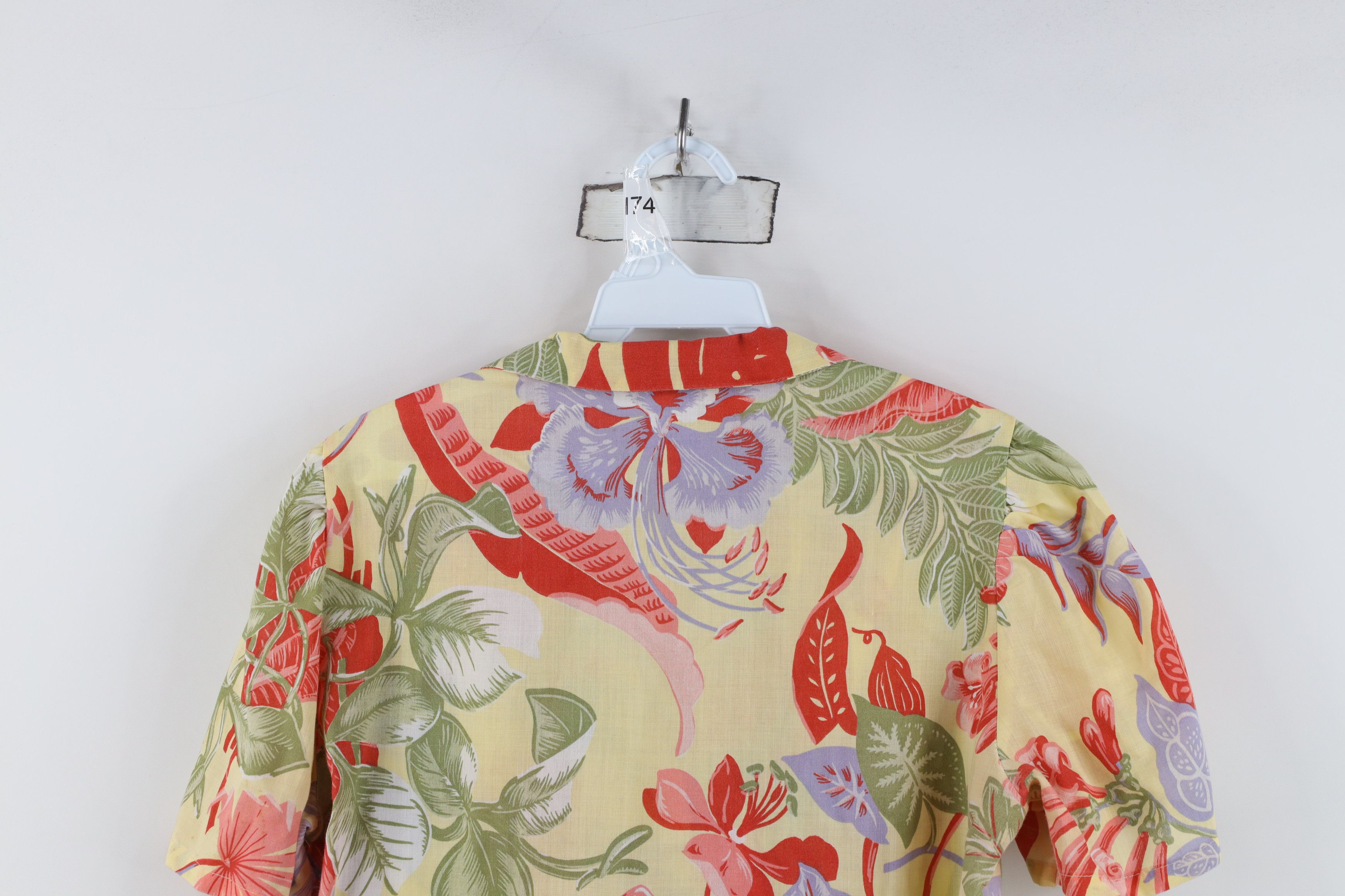 Vintage Vintage 70s Streetwear Flower Hawaiian Button Shirt USA Size L / US 10 / IT 46 - 11 Thumbnail