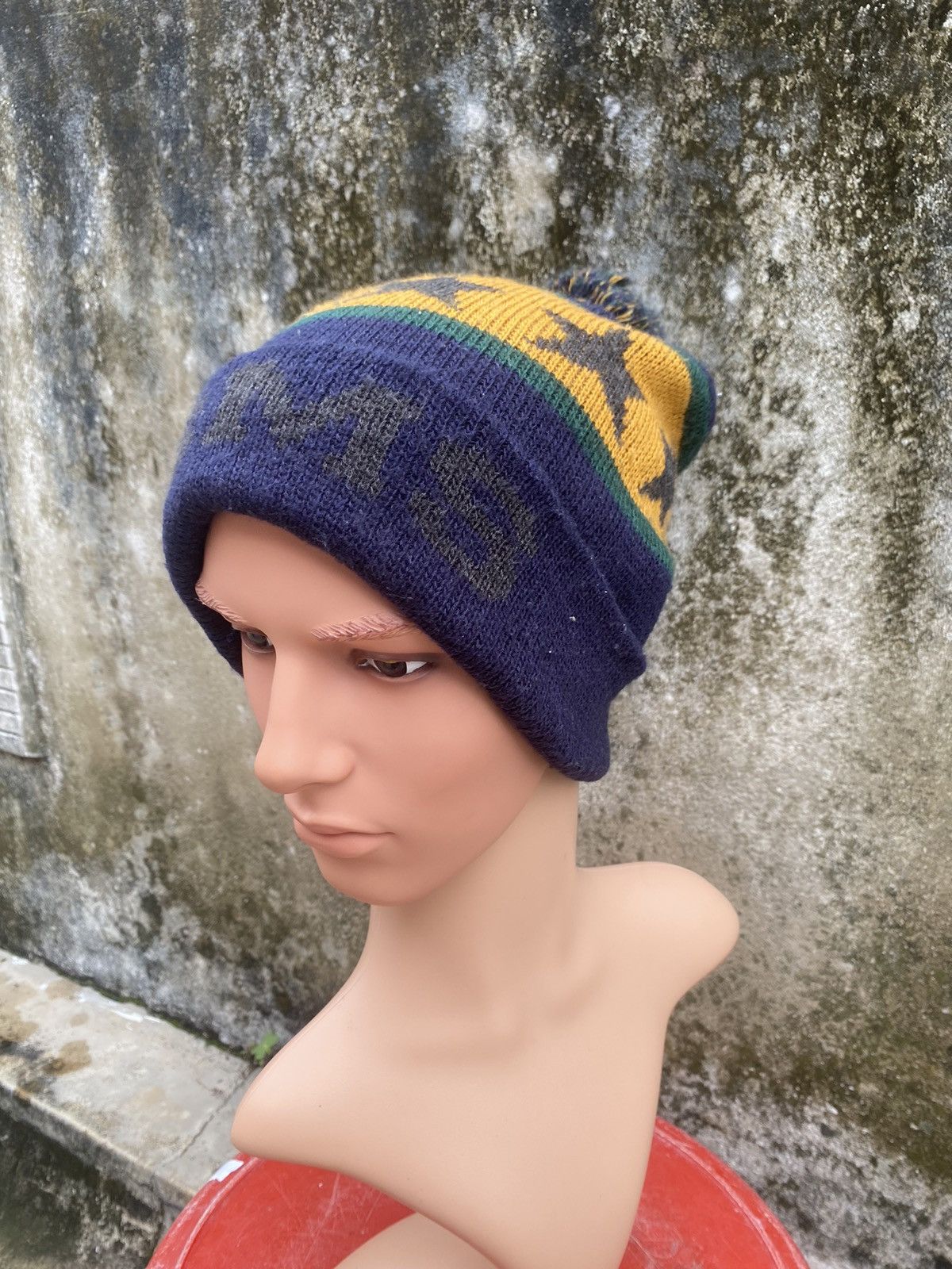 Beams Plus Beams BMS Spellout Beanie Hat Size ONE SIZE - 2 Thumbnail