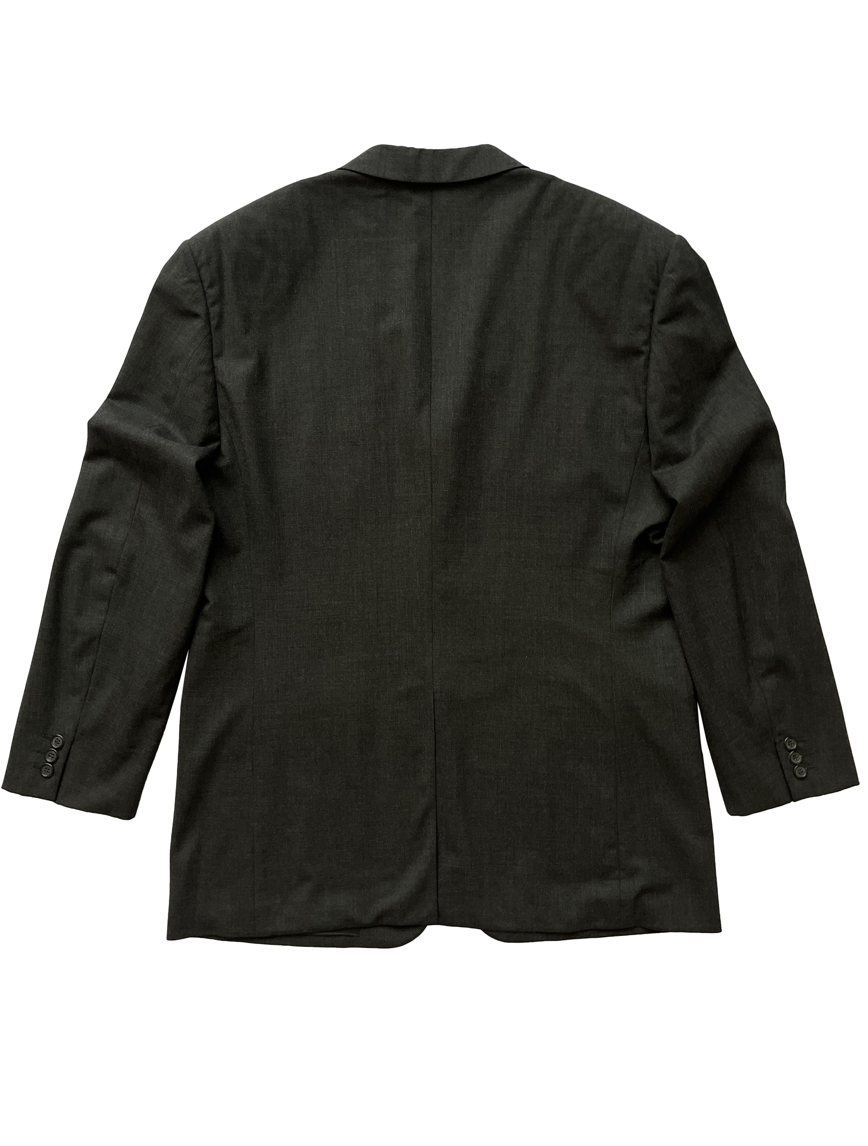 Prada ⚡️QUICK SALE⚡️Prada Dark Gray Blazer Jacket Size US L / EU 52-54 / 3 - 2 Thumbnail