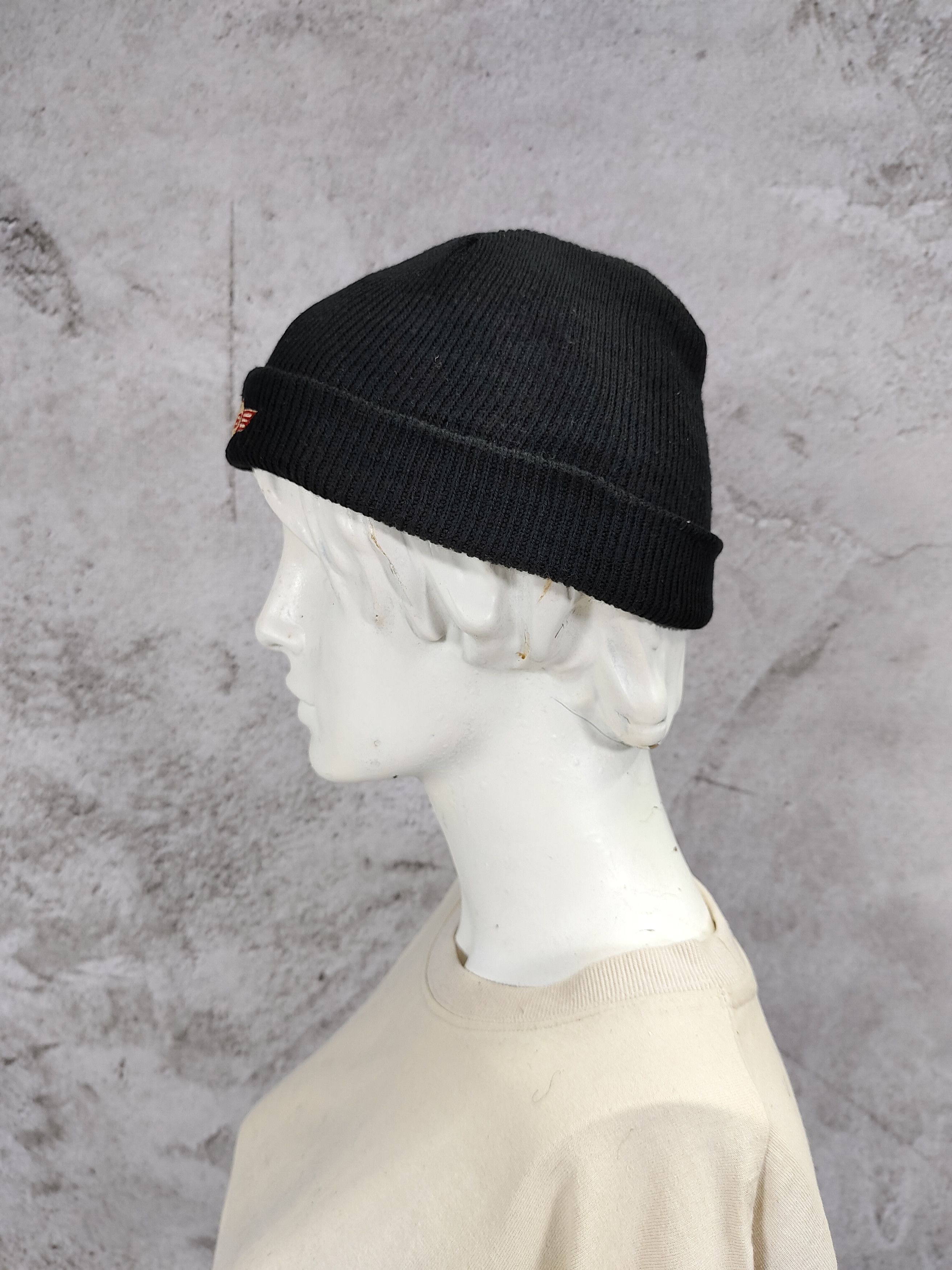 Vintage 90s SIMS🔥Archived Embroidered Logo Skateboard Beanie Hat Size ONE SIZE - 2 Thumbnail