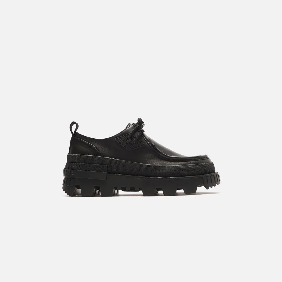 image of Moncler Mon Wallabee Loafers in Black, Men's (Size 8)