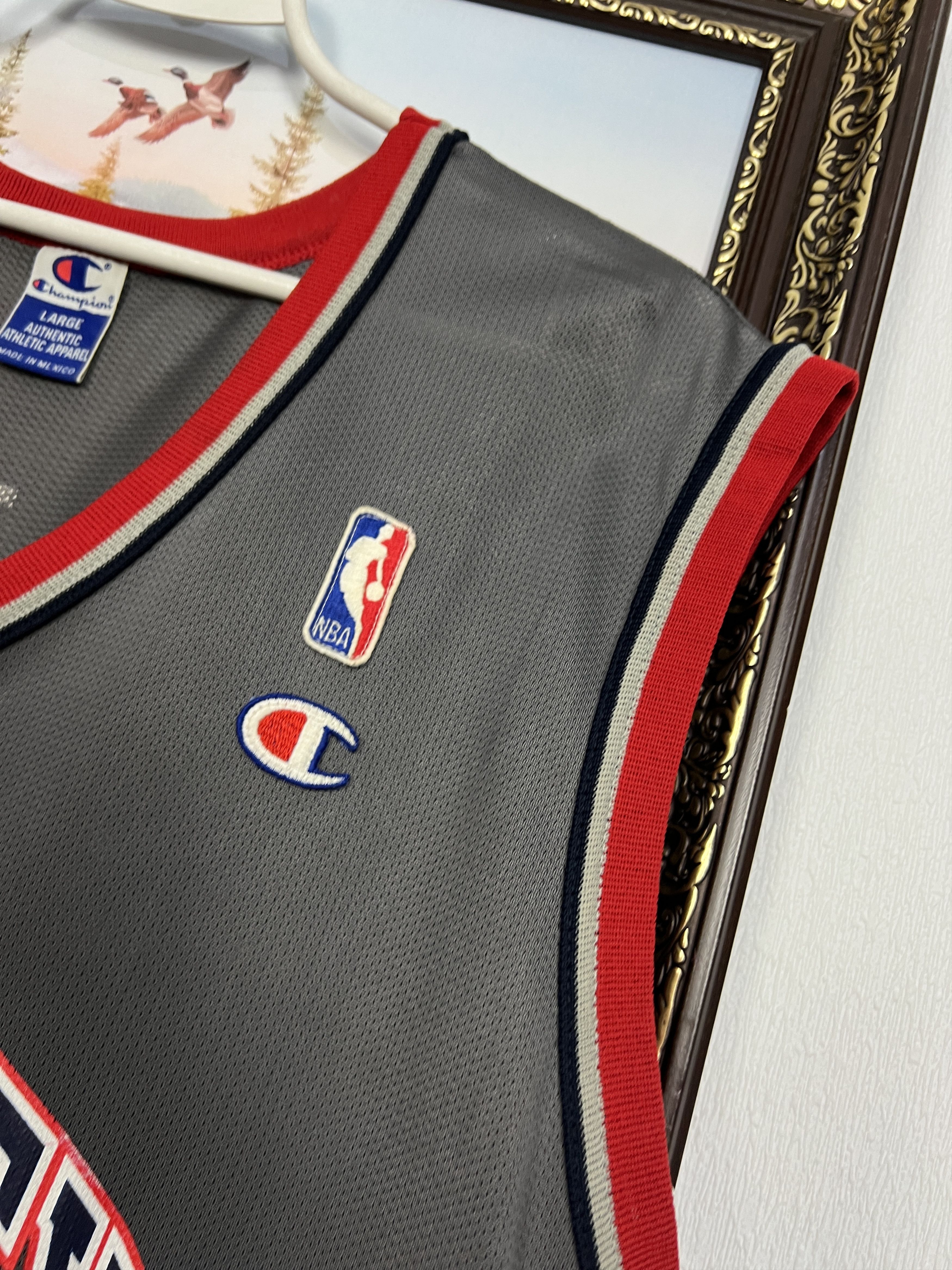 Champion Vintage 90's New Jersey Nets #44 Van Horn Jersey Trikot Size US L / EU 52-54 / 3 - 4 Thumbnail