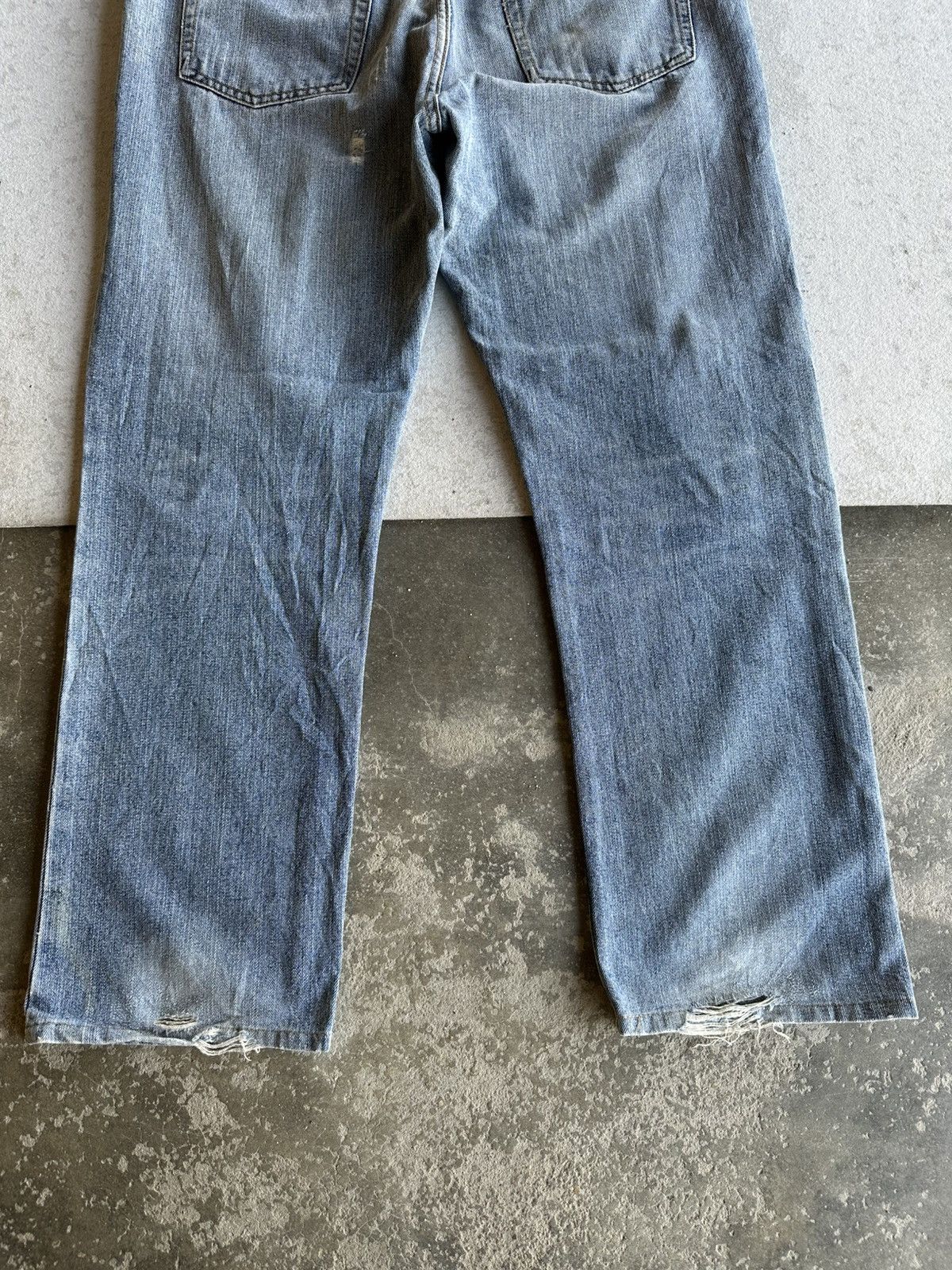 Body Glove SEND OFFER📌Vintage BODY GLOVE Ripped Distressed Denim Pants Size US 35 - 11 Thumbnail