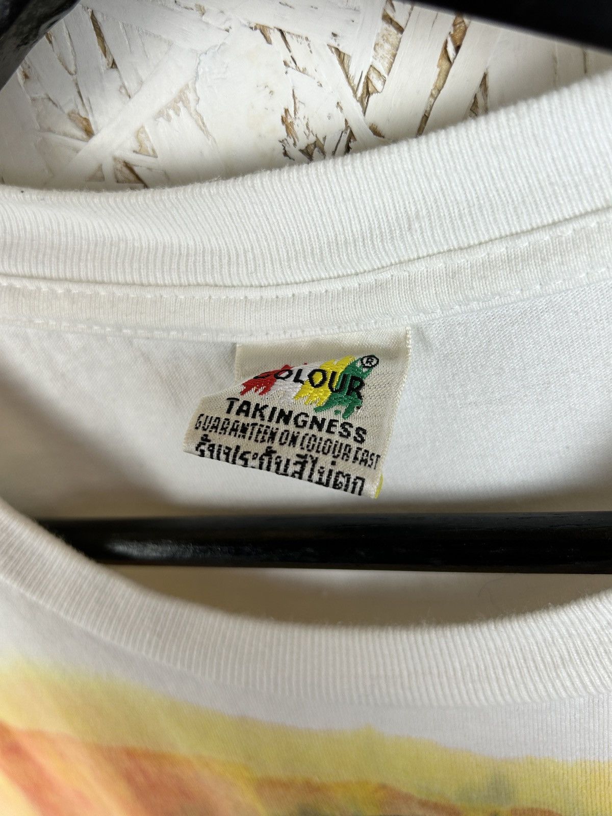 Vintage 90s Vintage Paul Klee Senecio Hand Painted Style Art Tee Size US L / EU 52-54 / 3 - 7 Thumbnail