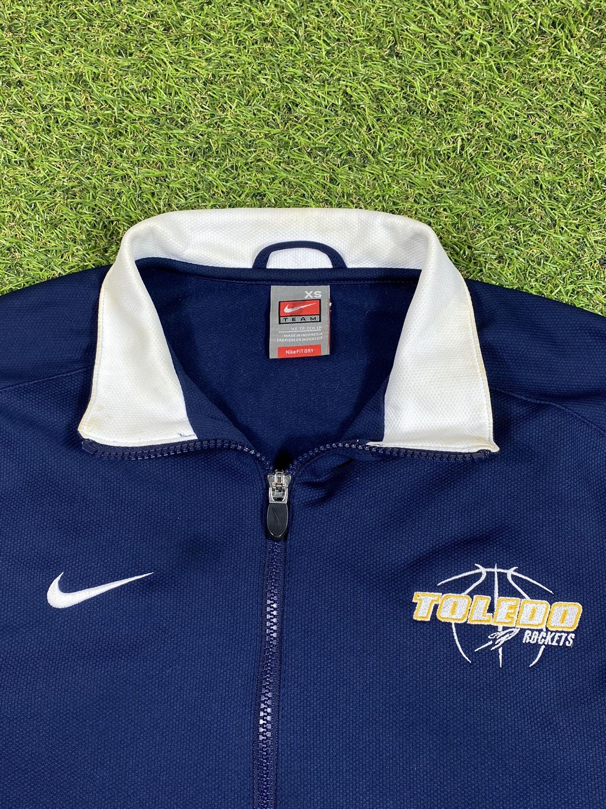 Nike Vintage 90s Nike Toledo Rockets zip up hoodie size XS Size US XS / EU 42 / 0 - 3 Thumbnail