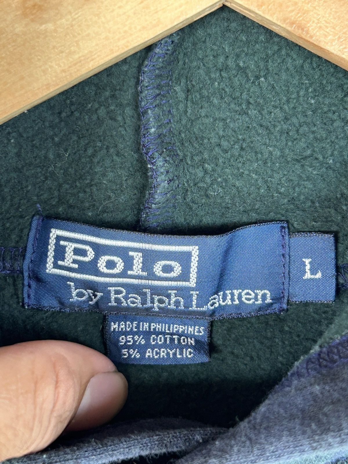 Polo Ralph Lauren Vintage polo ralph lauren plaid hoodie Size US L / EU 52-54 / 3 - 5 Thumbnail