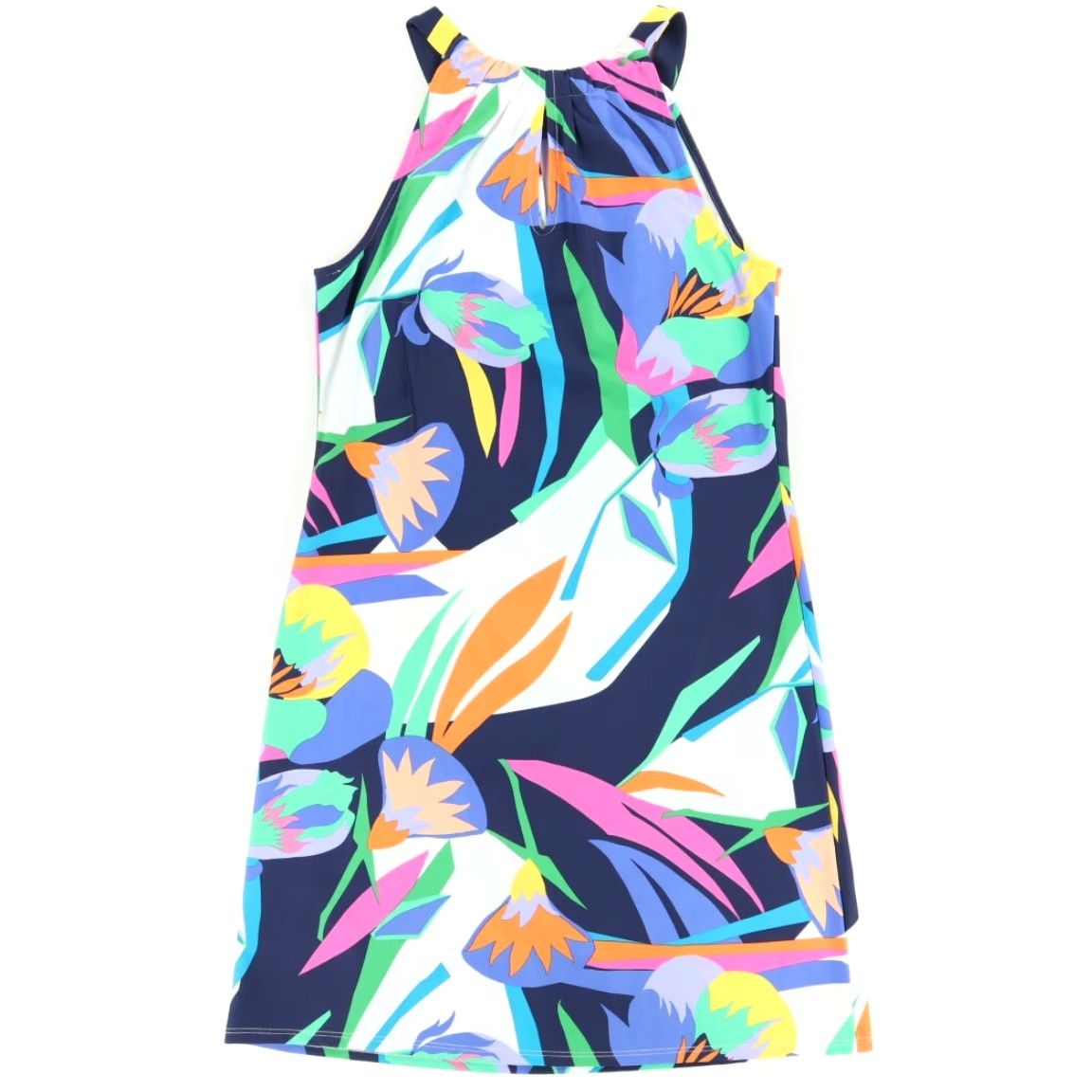 Vintage Jude Connally Lisa A Line Summer Sun Dress Abstract Floral Women's S Size S / US 4 / IT 40 - 4 Thumbnail
