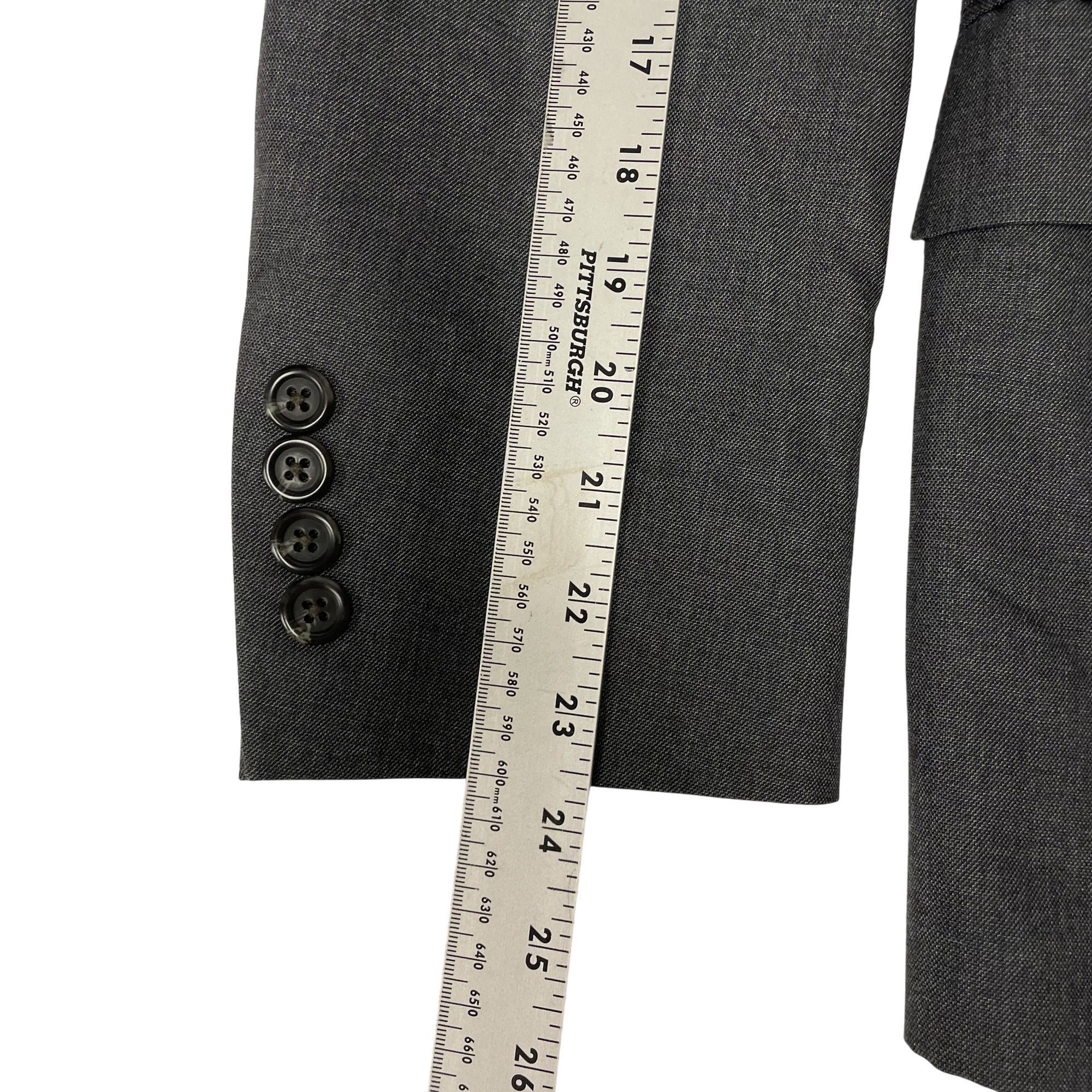 Chaps Ralph Lauren Chaps Ralph Lauren Charcoal Sport Coat MODERN Slim Jacket Size 38S - 9 Thumbnail
