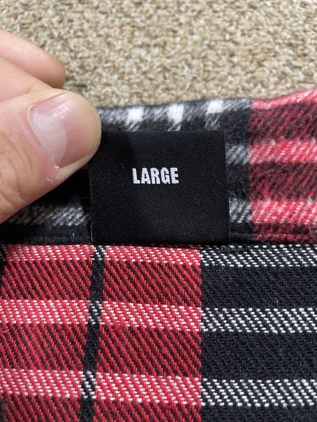 Revenge Revenge Black Red Zip Flannel Size US L / EU 52-54 / 3 - 4 Thumbnail