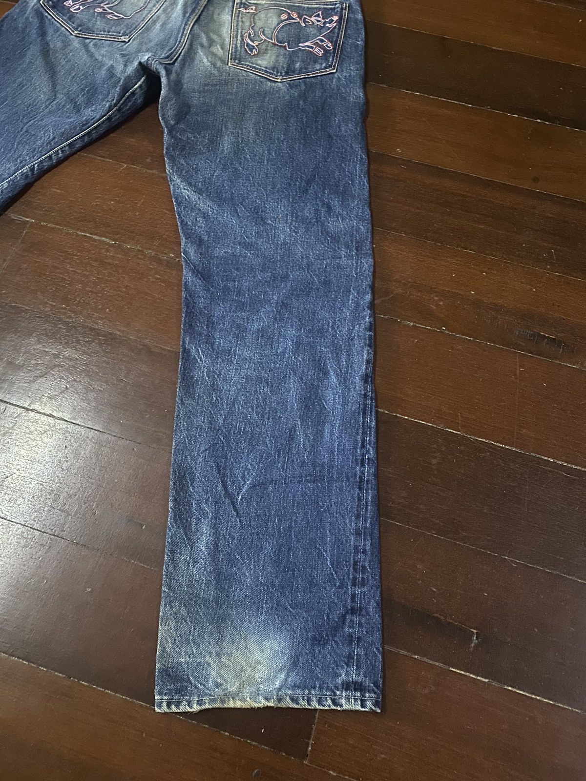 Studio D'Artisan Studio D’Artisan embroide og design Art Selvedge Denim faded Size US 32 / EU 48 - 4 Thumbnail