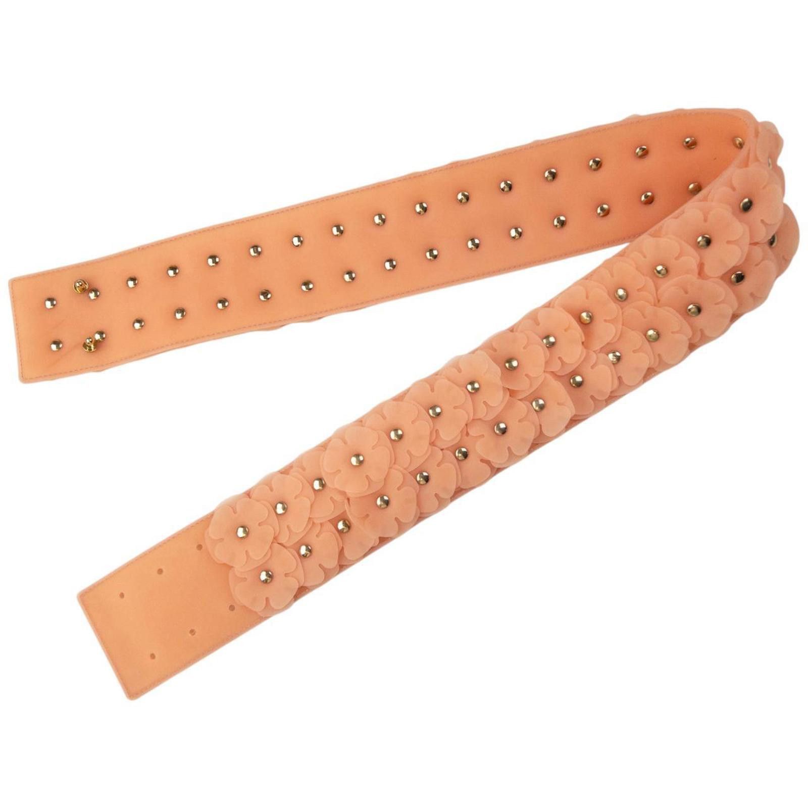 Prada Vintage Burberry Floral Studded Belt Size W30 Size ONE SIZE - 6 Thumbnail