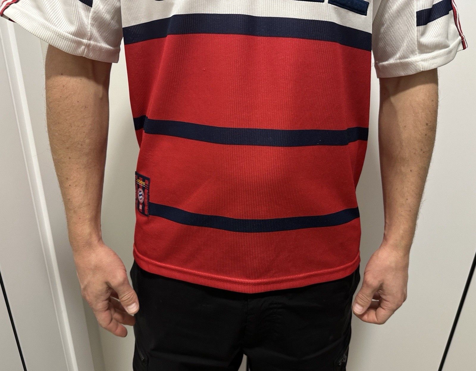 Adidas Vintage Fc Bayern Munich 1998 1999 Away Jersey Mens Soccer Size US S / EU 44-46 / 1 - 5 Thumbnail