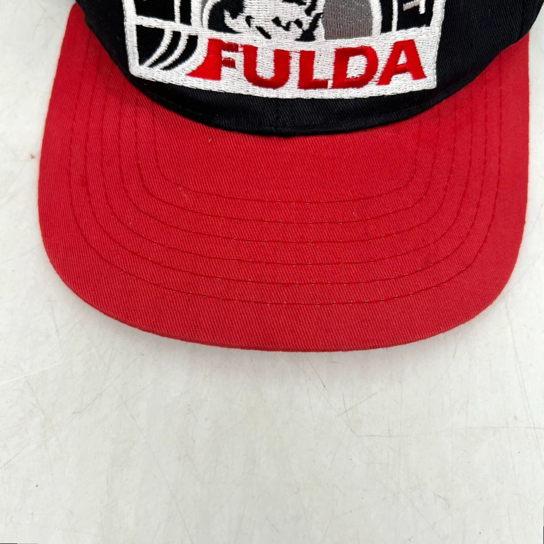 Quest VINTAGE IMI Yukon Quest Hat Trucker Snapback Black/Red Adult One Size Cotton Canvas IMI Tag Bill Hero Graphic 90s Theme Men’s Hat Size ONE SIZE - 3 Thumbnail