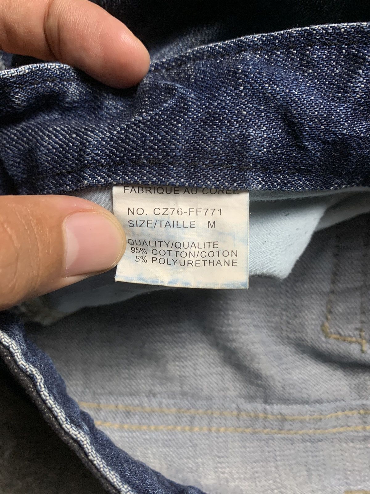 Issey Miyake 2000s Cabane de Zucca Overdyed Denim Size US 30 / EU 46 - 7 Thumbnail