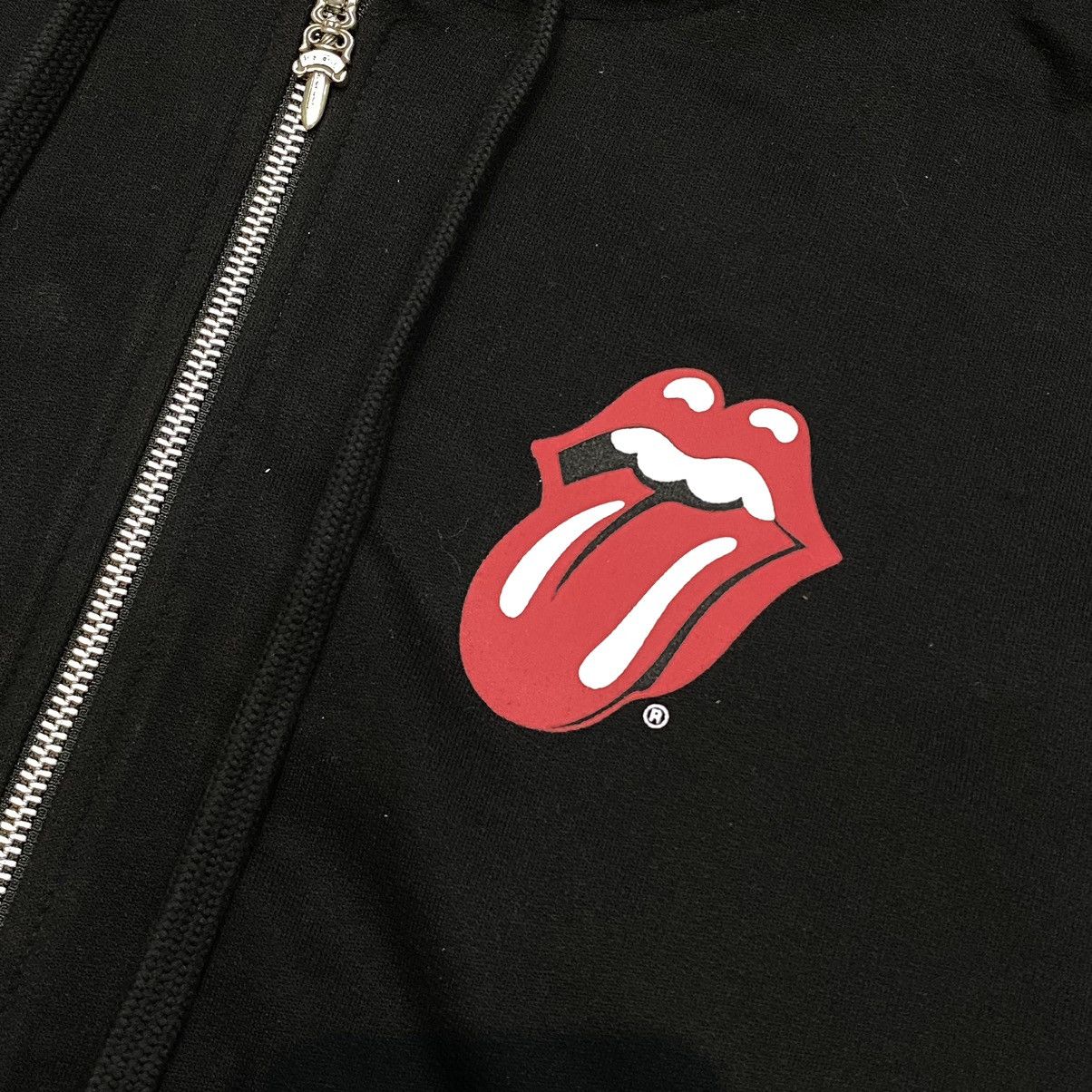 Chrome Hearts CHROME HEARTS Rolling Stones Zip Up Hoodie BLACK Size US M / EU 48-50 / 2 - 2 Thumbnail