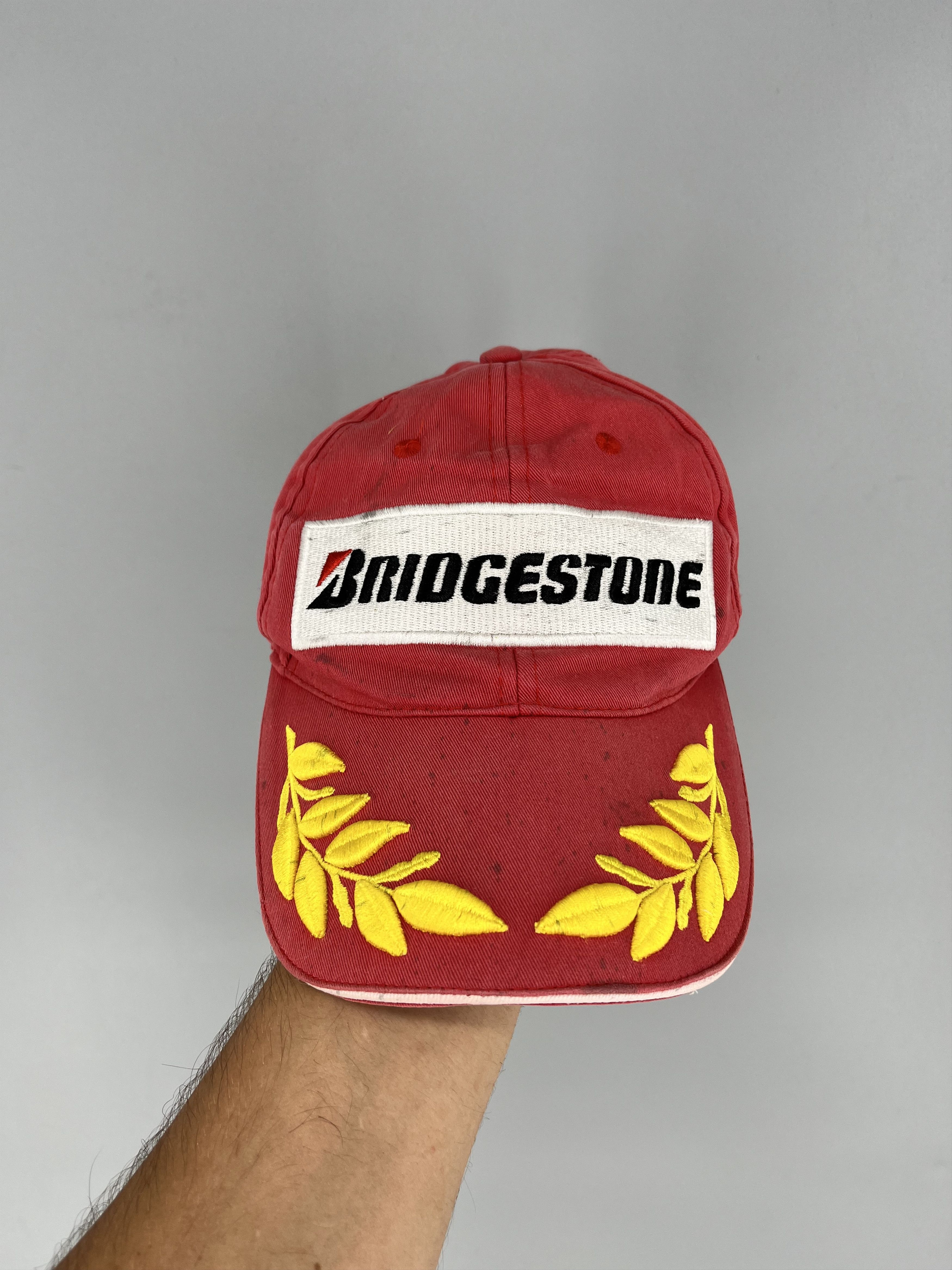 Vintage Vintage y2k Bridgestone Cap Hat Michael Schumacher F1 Size ONE SIZE - 1 Thumbnail
