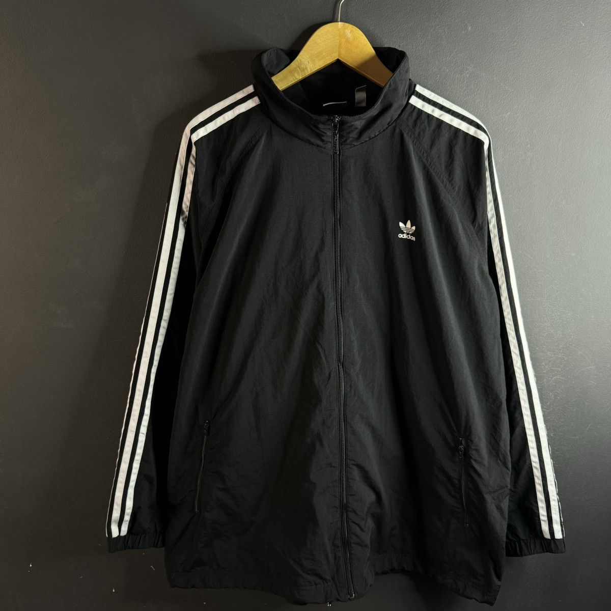 Adidas Adidas Big Trefoil Stadium Jacket Size US XL / EU 56 / 4 - 3 Thumbnail
