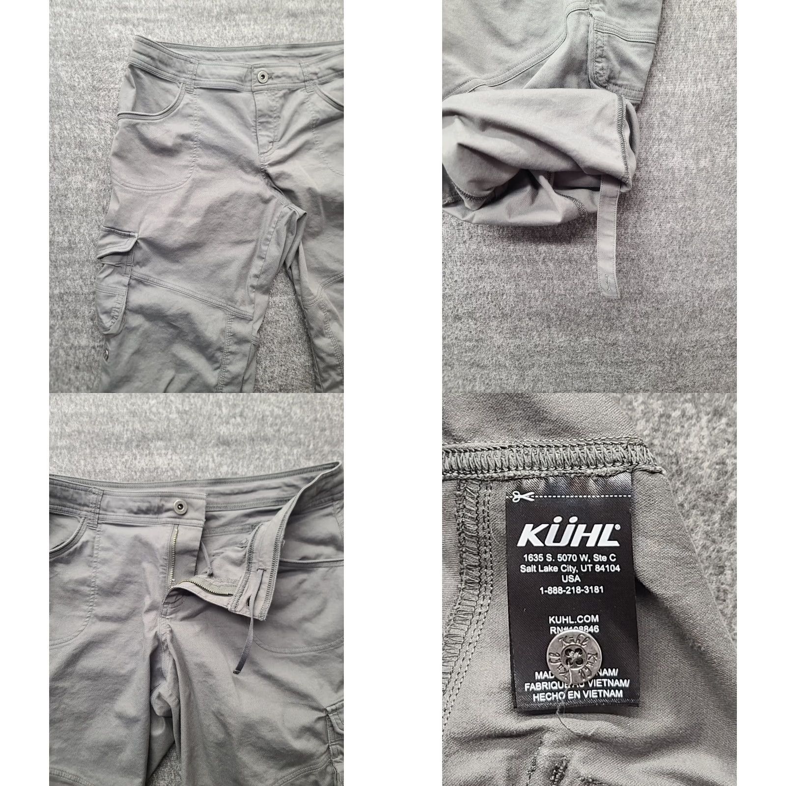 Vintage Kuhl Trekr Kapri Womens 10 Regular Mid Rise Capri Outdoor Pants Size ONE SIZE - 8 Thumbnail