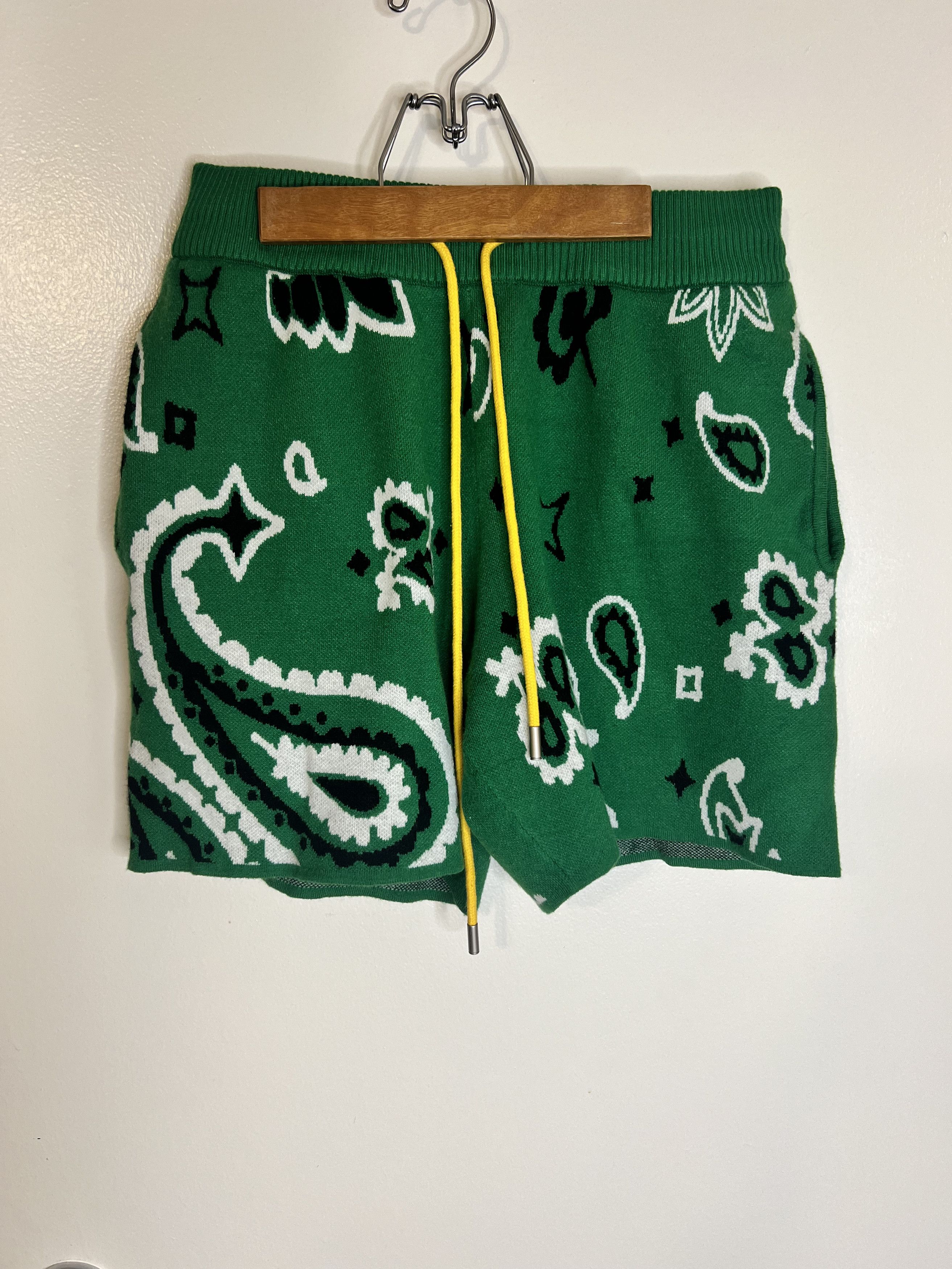 MNML Men's Knit Paisley Shorts Size US 32 / EU 48 - 1 Thumbnail