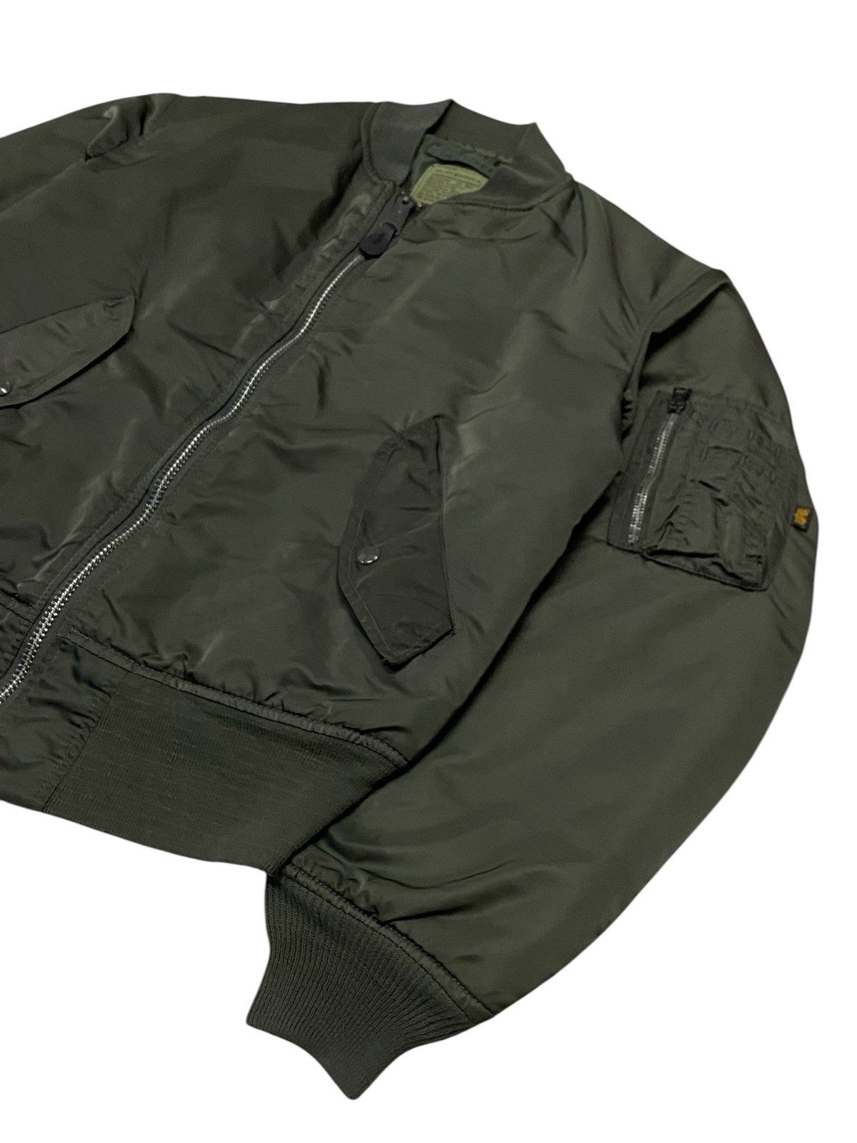 Alpha Industries Vintage Alpha Industries MA-1 Bomber Jacket Size US S / EU 44-46 / 1 - 21 Thumbnail