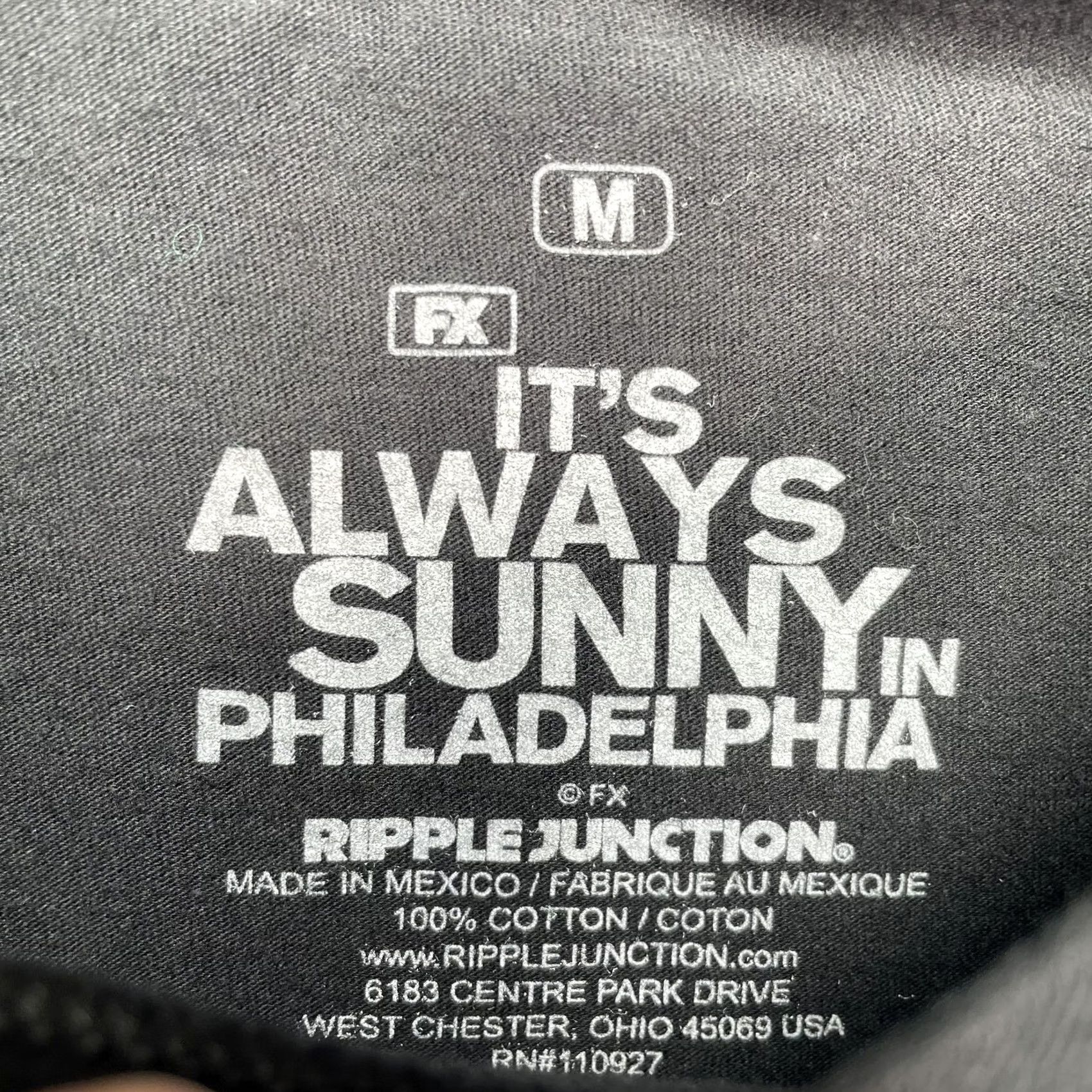 Ripple Junction Ripple Junction It's Always Sunny The Nightman Shirt Mens Medium Black Tee Size US M / EU 48-50 / 2 - 2 Thumbnail