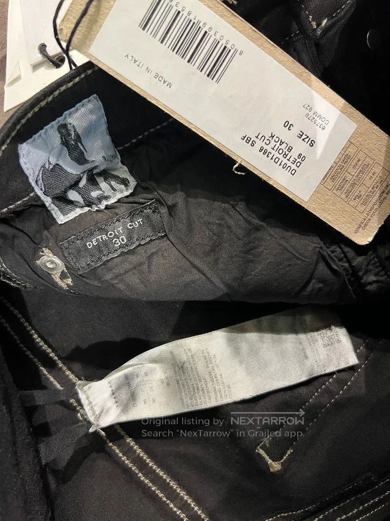 Rick Owens black waxed coated denim jeans by Rick Owens. Size US 30 / EU 46 - 5 Thumbnail