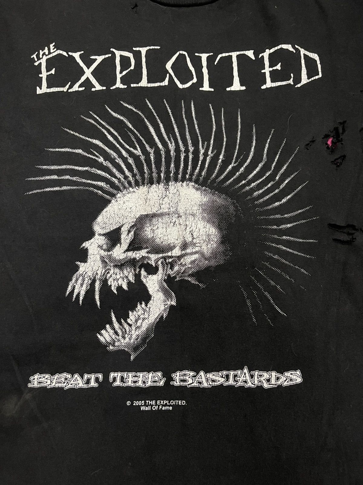 Band Tees RARE VINTAGE THE EXPLOITED BEAT THE BASTSRDS Size US M / EU 48-50 / 2 - 6 Thumbnail