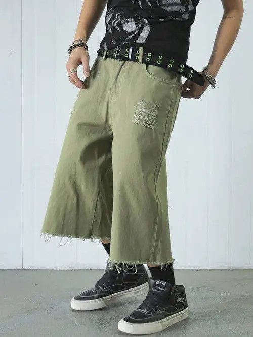 Jean Goth Cargo military jorts shorts Size US 32 / EU 48 - 2 Thumbnail