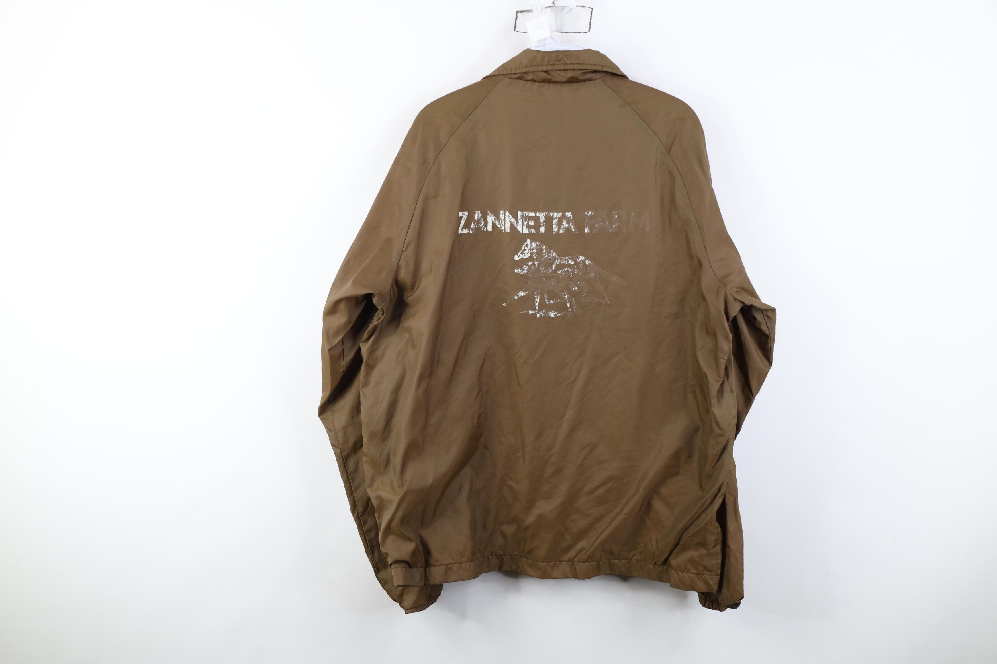 Vintage Vintage 70s Zanetta Farm Horse Lined Windbreaker Jacket Size US L / EU 52-54 / 3 - 16 Thumbnail