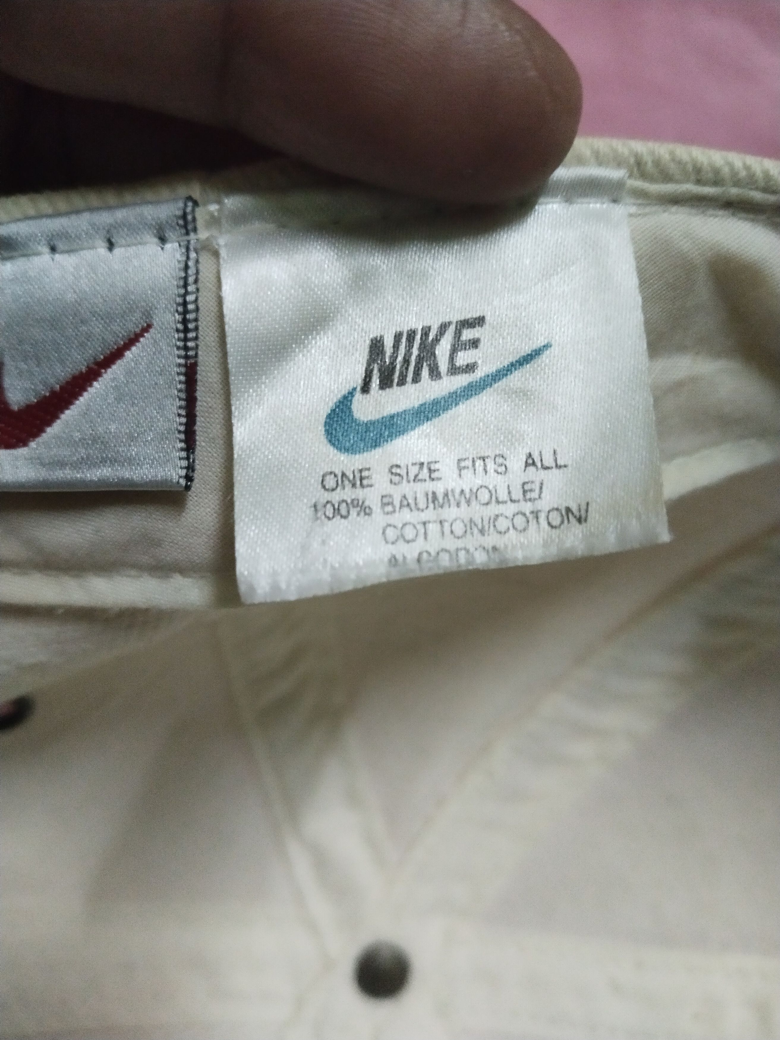 Nike VINTAGE NIKE 90s LEATHER BRIM AND LOWER CROWN HAT Size ONE SIZE - 10 Thumbnail