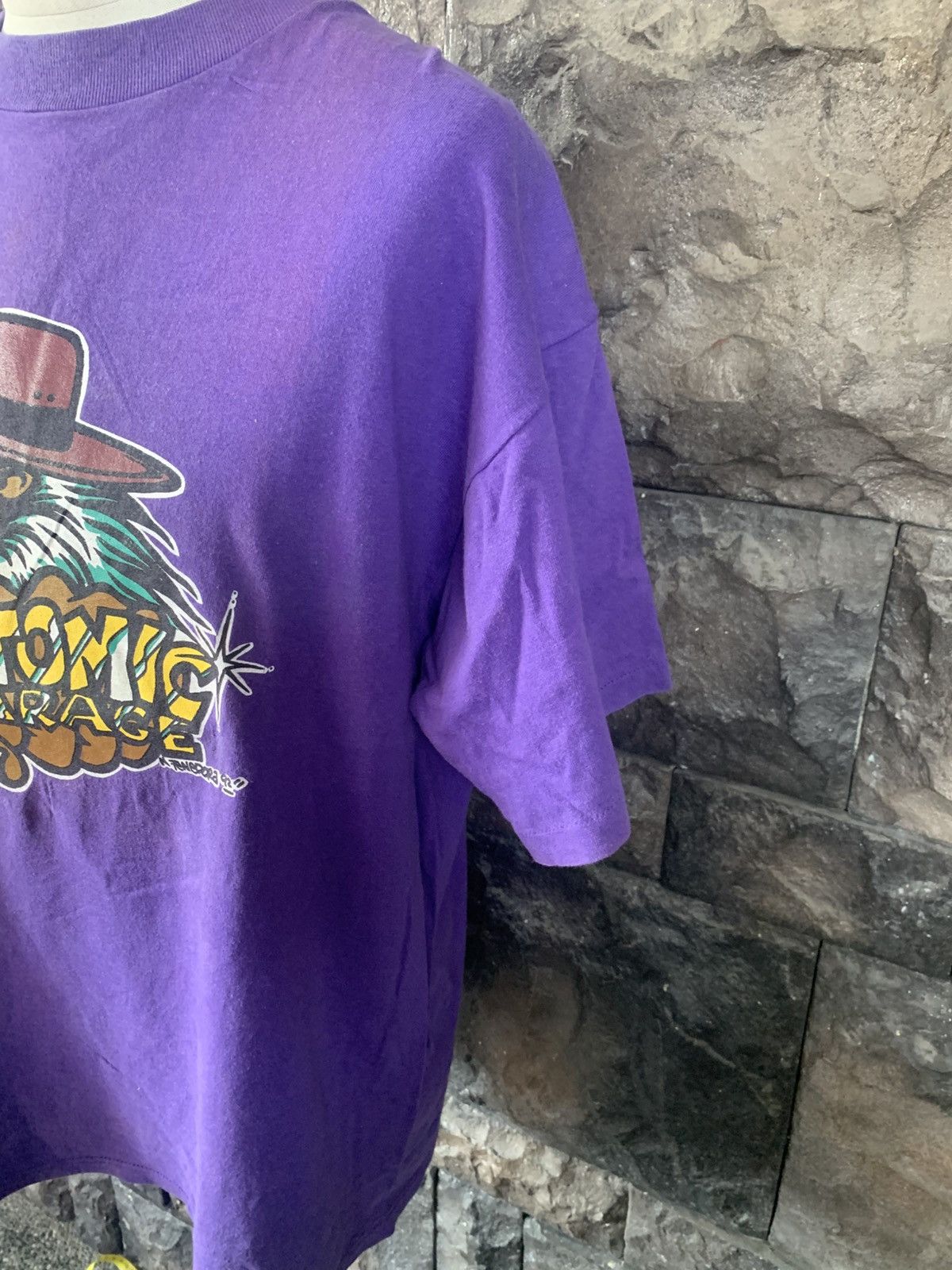 Vintage Vintage 90s Atomic Garage Pop Culture Streetwear Skate Surf Size US L / EU 52-54 / 3 - 4 Thumbnail