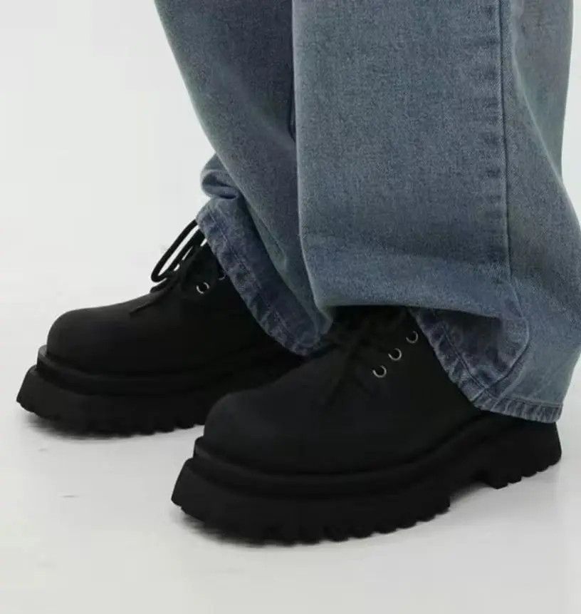 Japanese Brand × Jean Retro Thick Bottom Increase Higher Plateau Host Derby Shoes Size US 9 / EU 42 - 2 Thumbnail