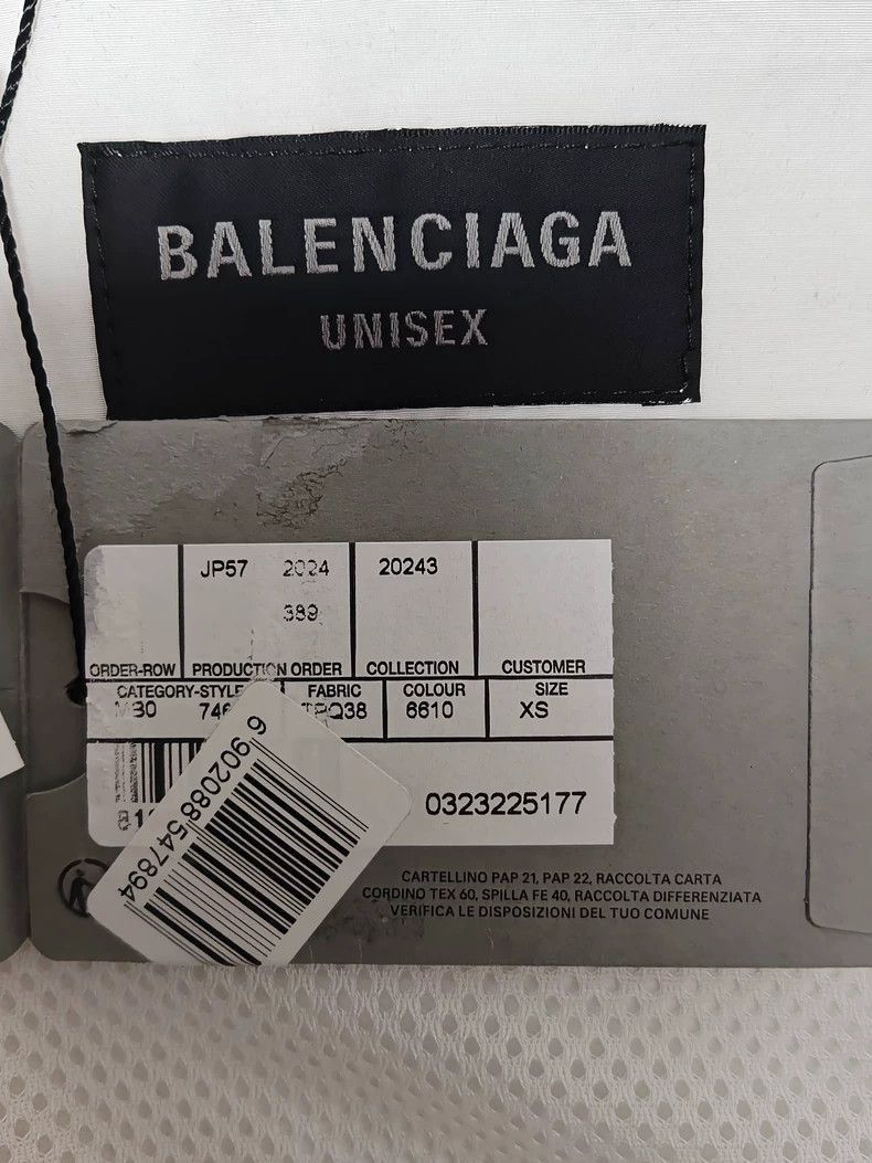 Balenciaga Balenciaga 24fw 3B white and red color matching sports jack Size US XS / EU 42 / 0 - 4 Thumbnail