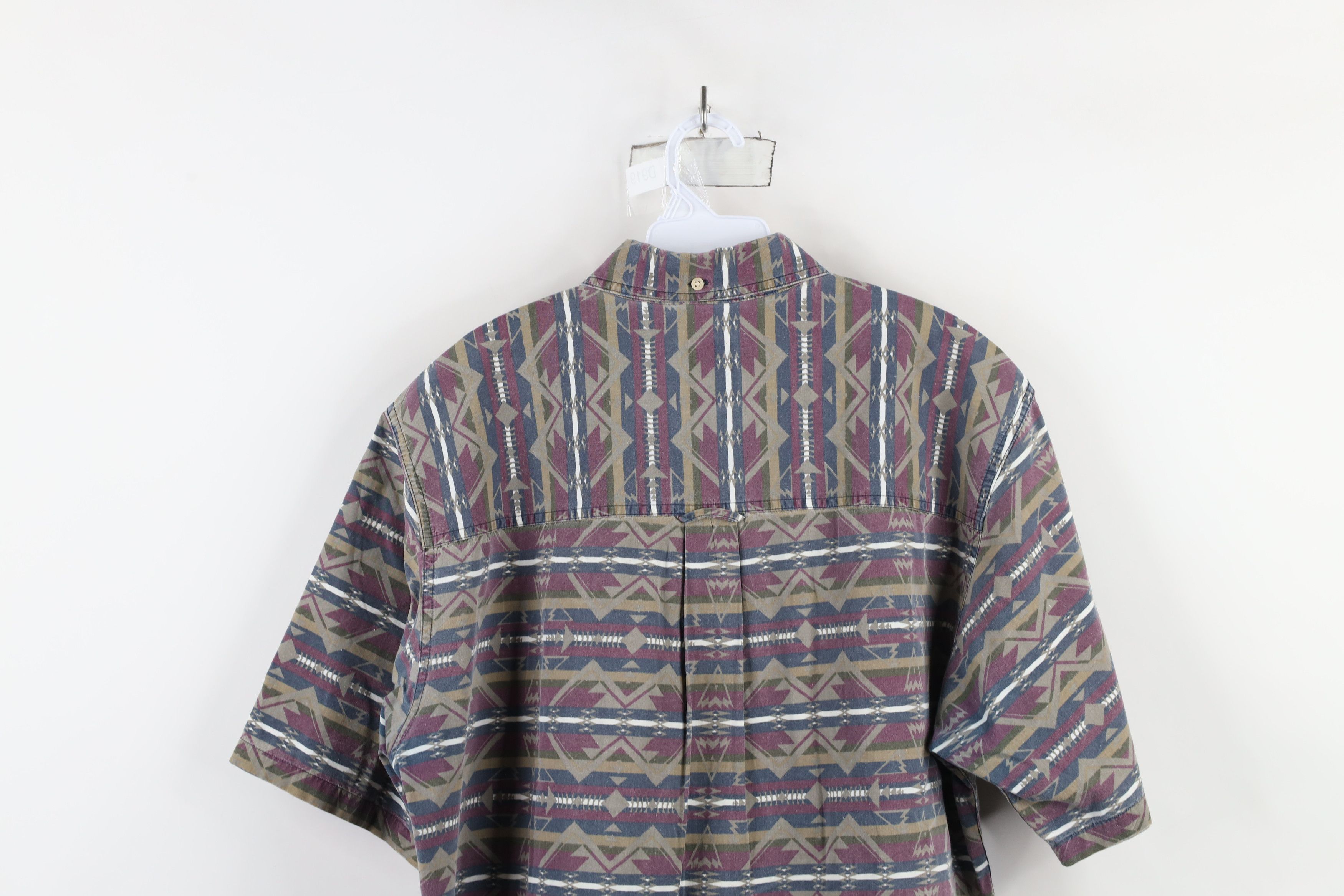 Vintage Vintage 90s Streetwear Stonewash Southwestern Button Shirt Size US L / EU 52-54 / 3 - 12 Thumbnail