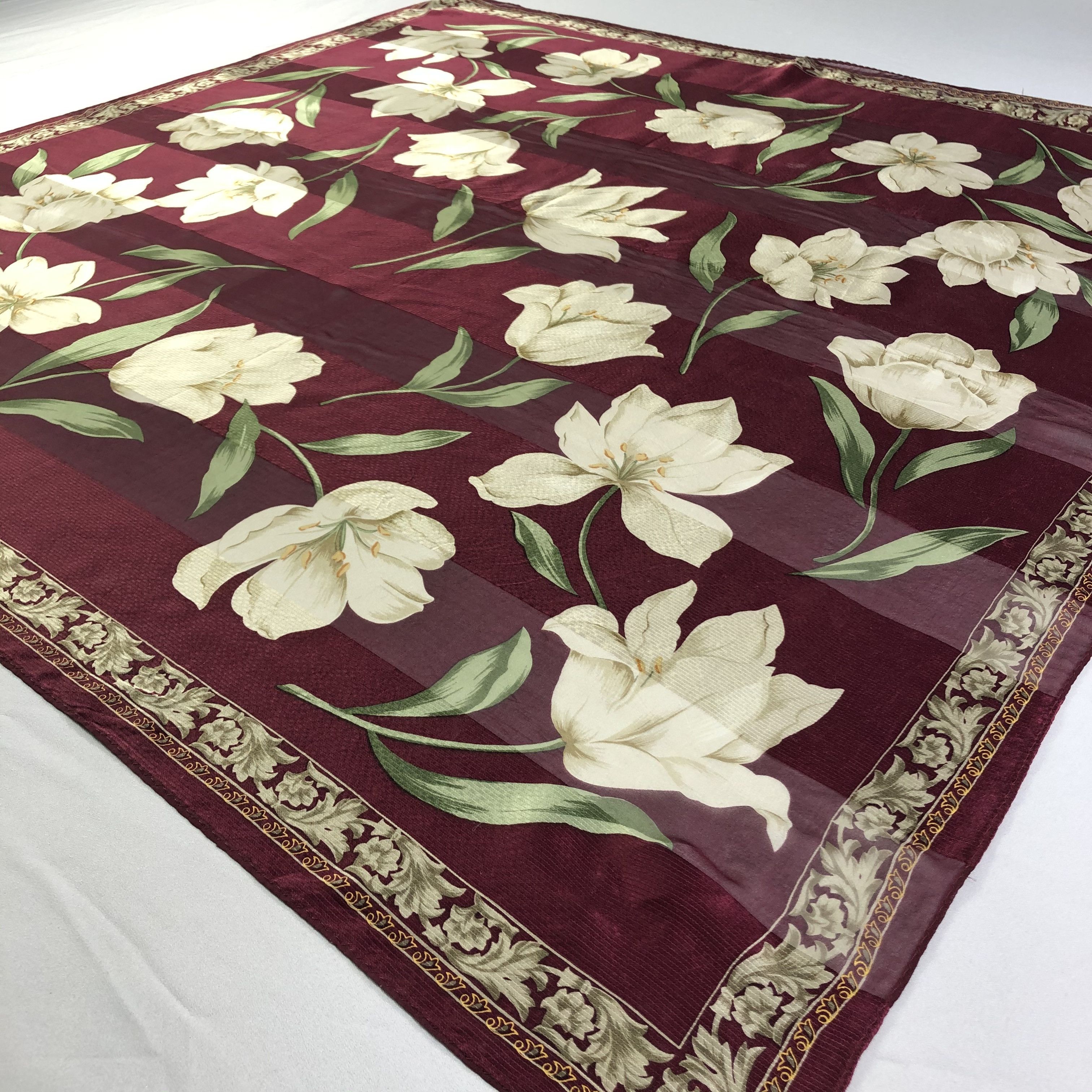 Vintage Vintage Silk Scarf Size ONE SIZE - 3 Thumbnail