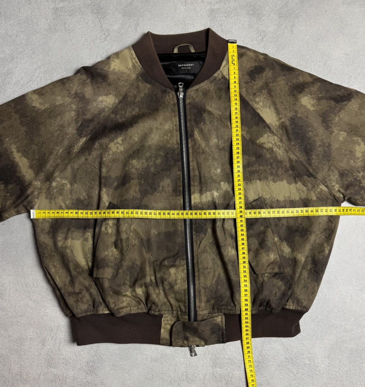 Represent Clo. Represent Clo Wax Cotton Camo Bomber Jacket Size US L / EU 52-54 / 3 - 15 Thumbnail