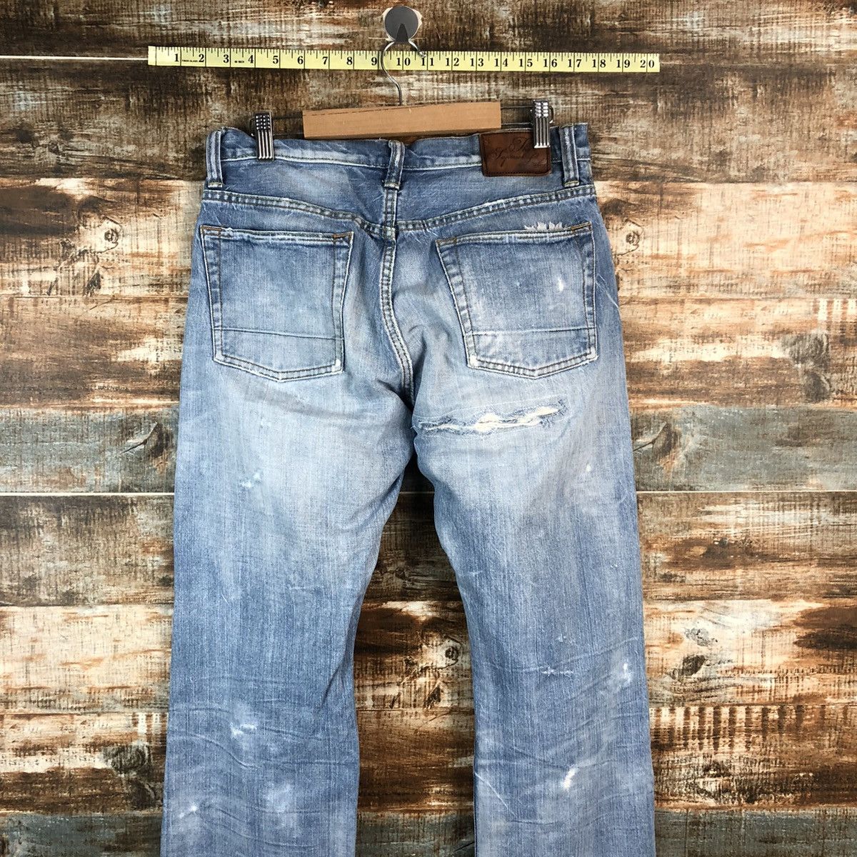 The Superior Labor DL The Superior Labor selvedge Distressed Denim Pants #A2445 Size US 32 / EU 48 - 17 Thumbnail
