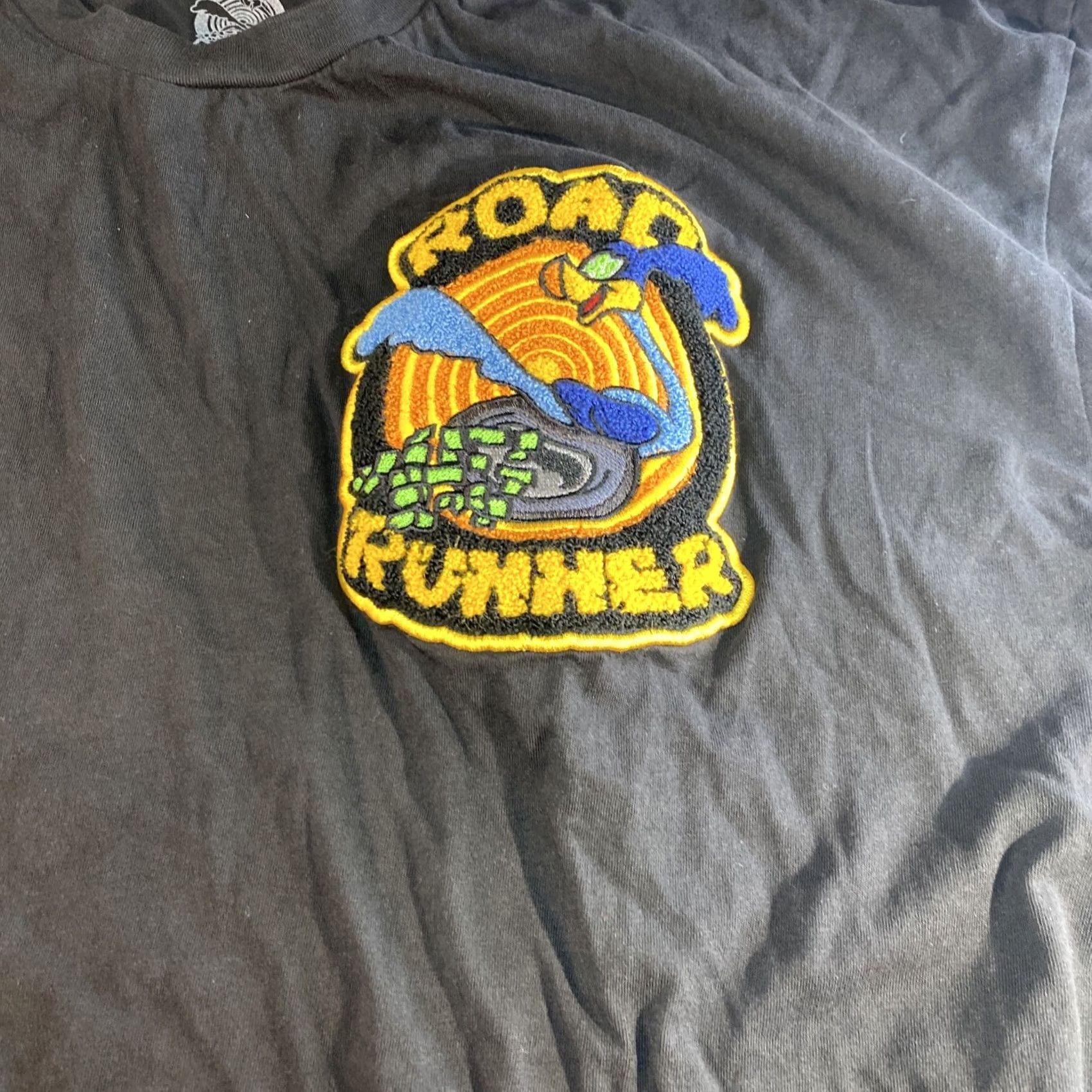 Vintage Men Roadrunner T-Shirt Black 2XL Mens Funny Tee Size US XXL / EU 58 / 5 - 2 Thumbnail