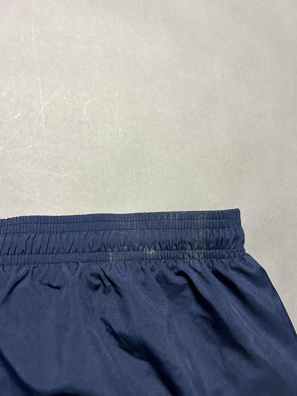 Nike × Vintage Nike navy nylon track pants small swoosh drill Y2K Size US 36 / EU 52 - 8 Thumbnail