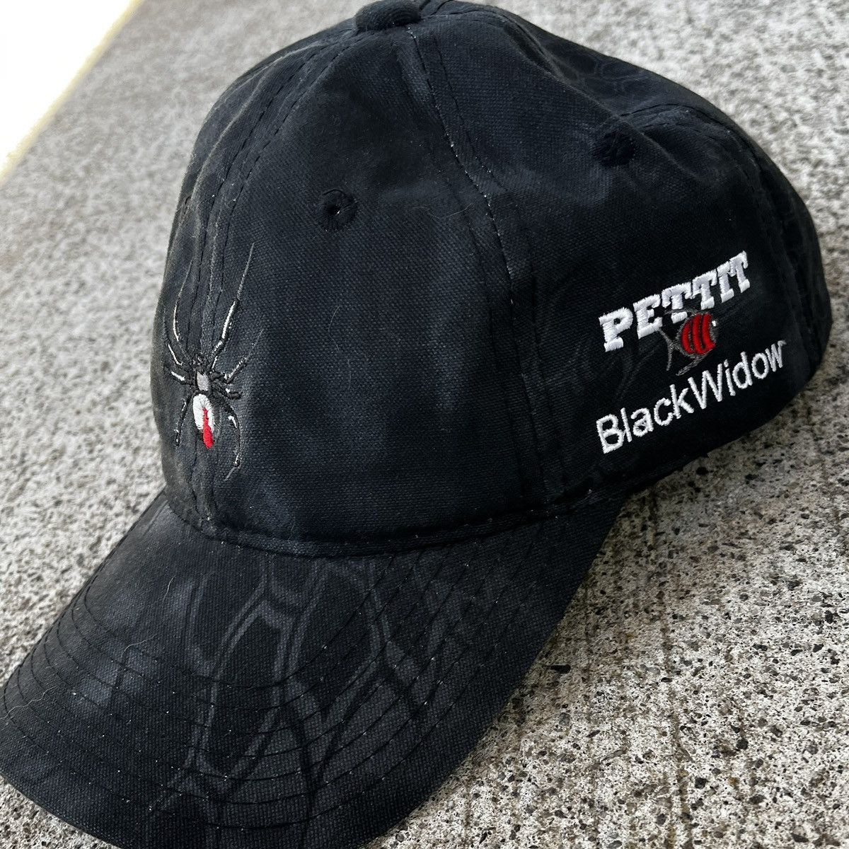 Vintage Vintage Black Window Petite Paint Hat 90’s Y2K Size ONE SIZE - 2 Thumbnail