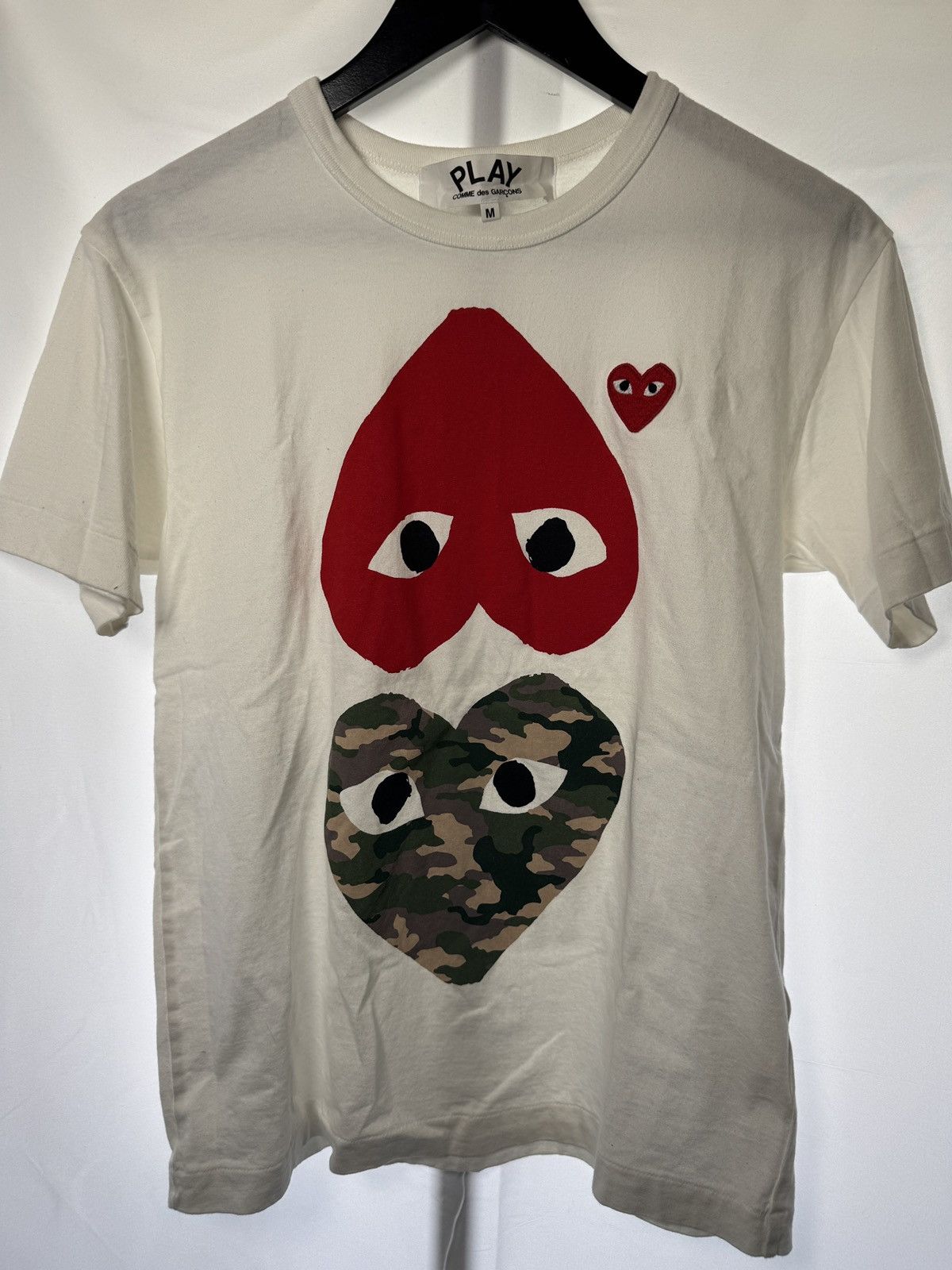 Comme des Garcons Comme Des Garçons Camouflage with upside down heart tee Size US M / EU 48-50 / 2 - 1 Thumbnail