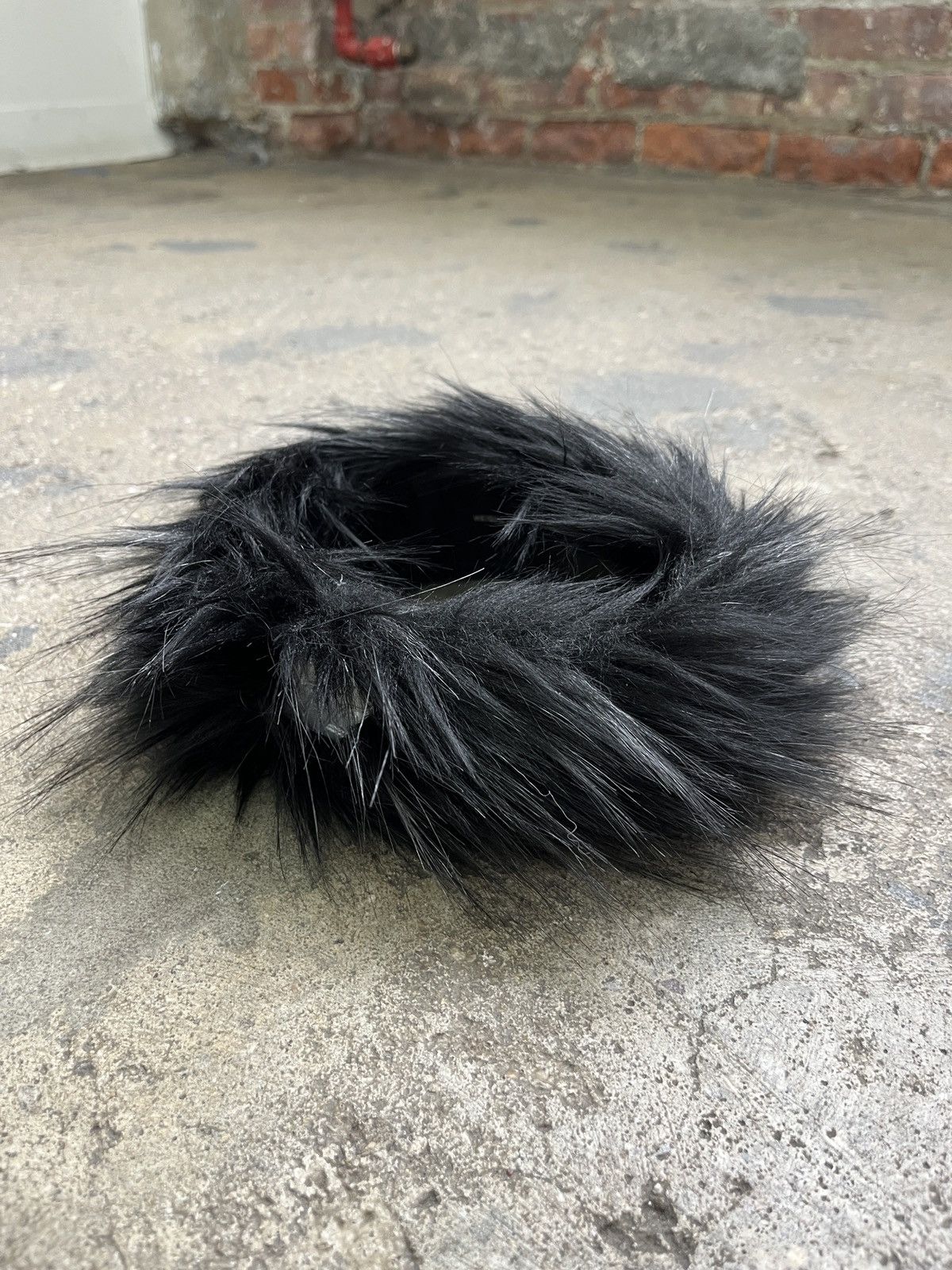 WE11DONE We11done Faux Fur Choker Necklace (unisex) Size ONE SIZE - 6 Thumbnail