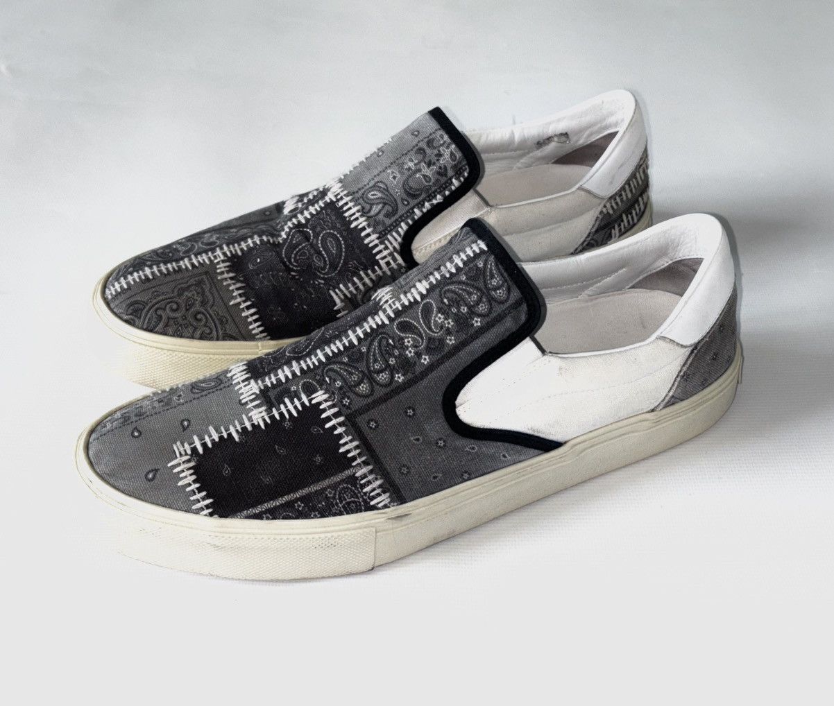 Amiri Amiri Bandana slipons Size US 12 / EU 45 - 1 Thumbnail