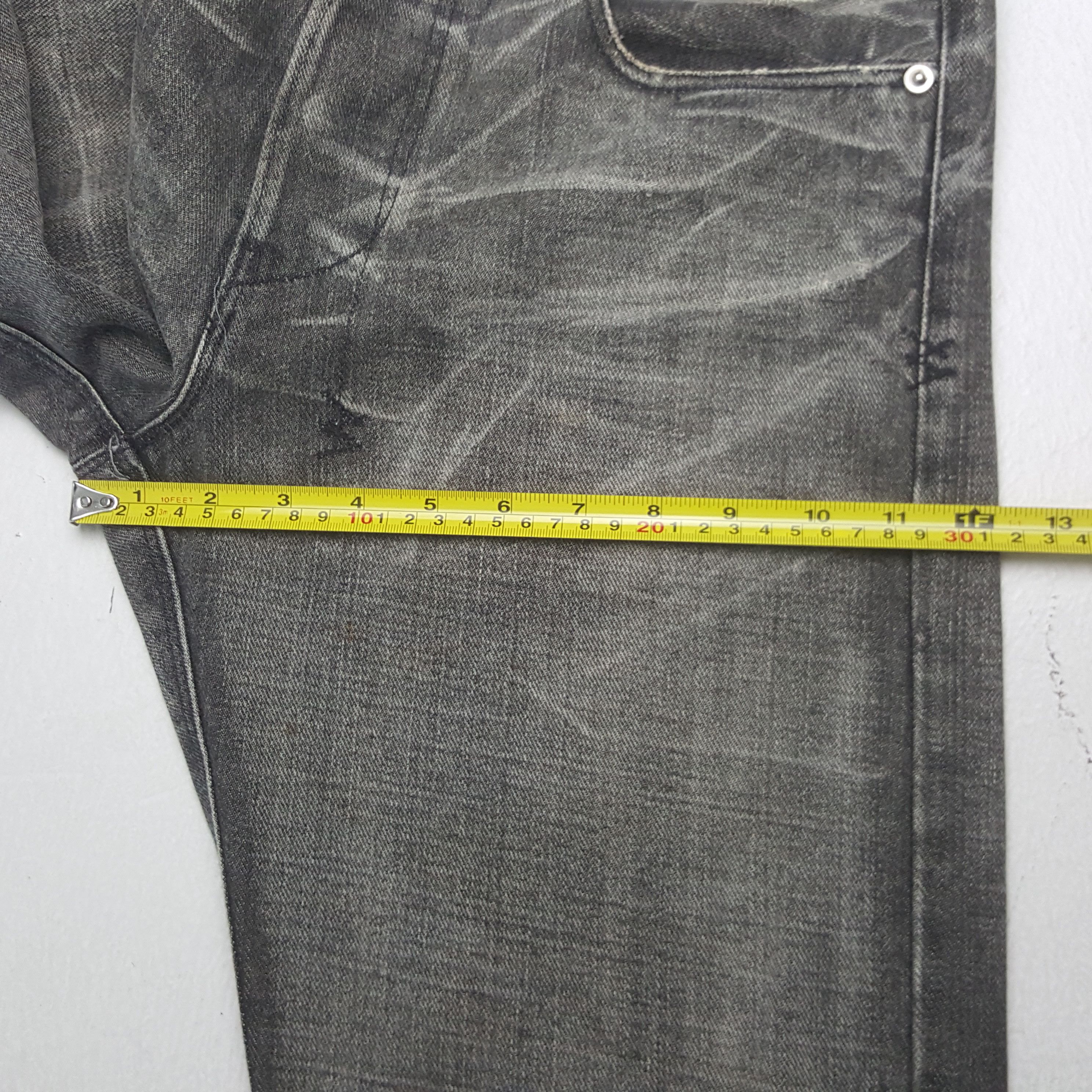 Japanese Brand Vintage Tsubi Rare Streetwear Black Jeans Size US 33 - 9 Thumbnail