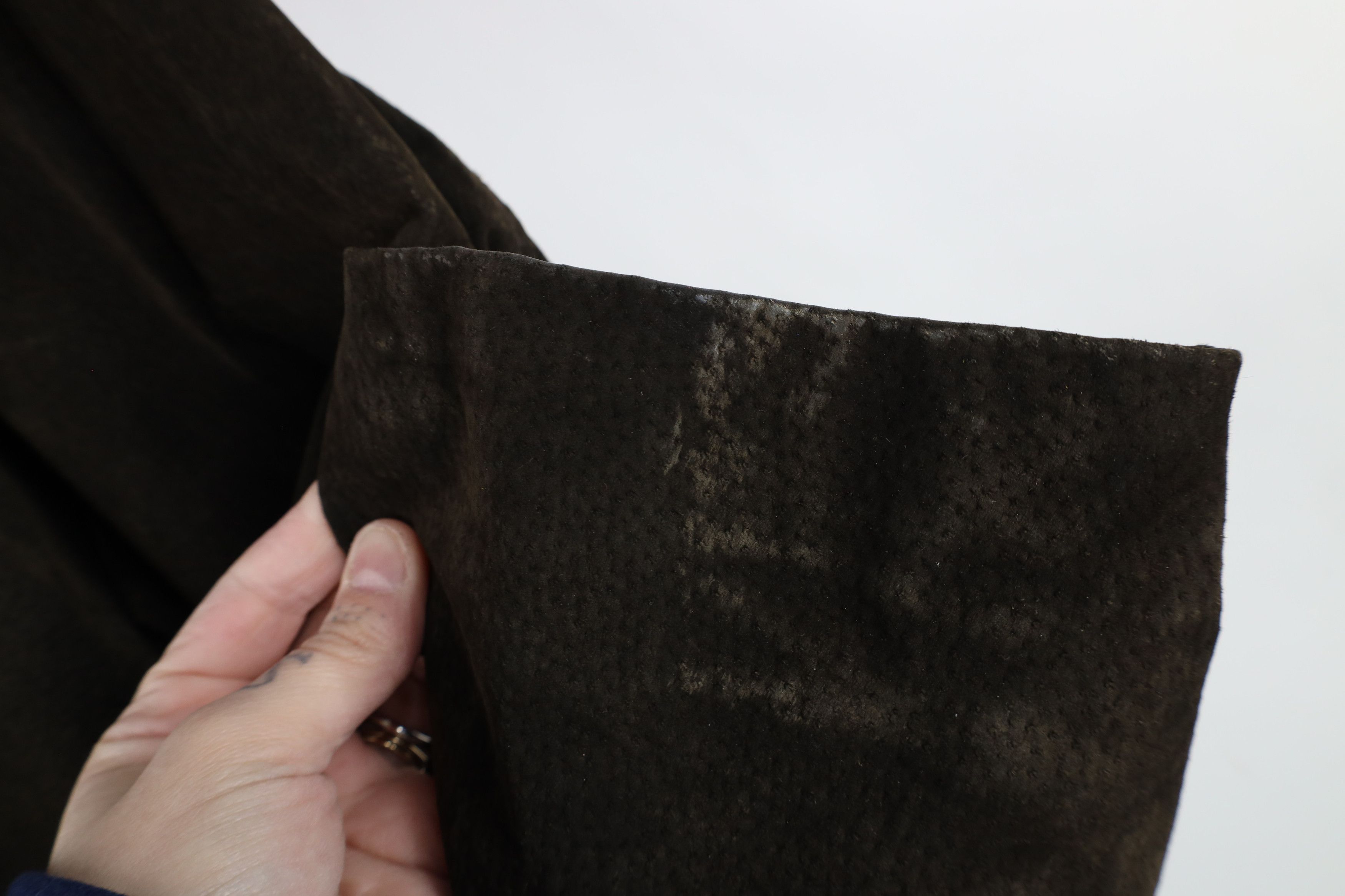 Vintage Vintage 90s Streetwear Suede Leather Button Jacket Brown Size US L / EU 52-54 / 3 - 8 Thumbnail
