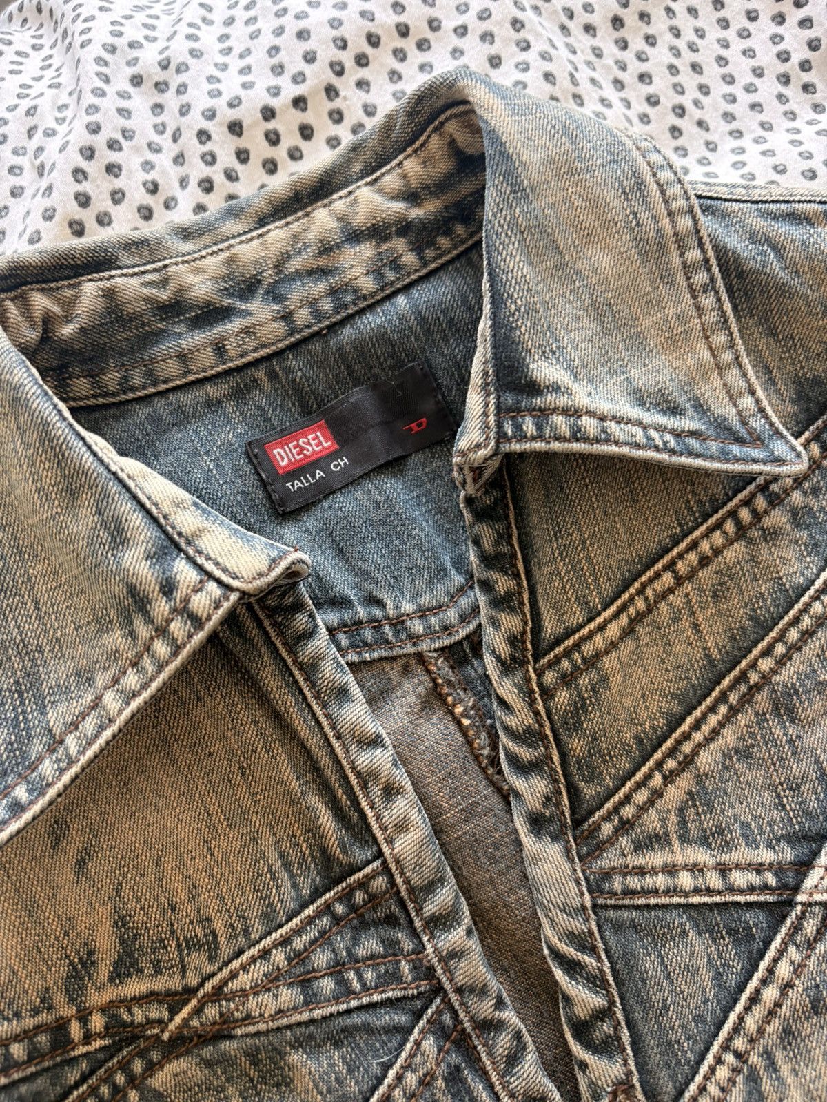 Rare Vintage Diesel Archive Denim Jacket / Early 2000s