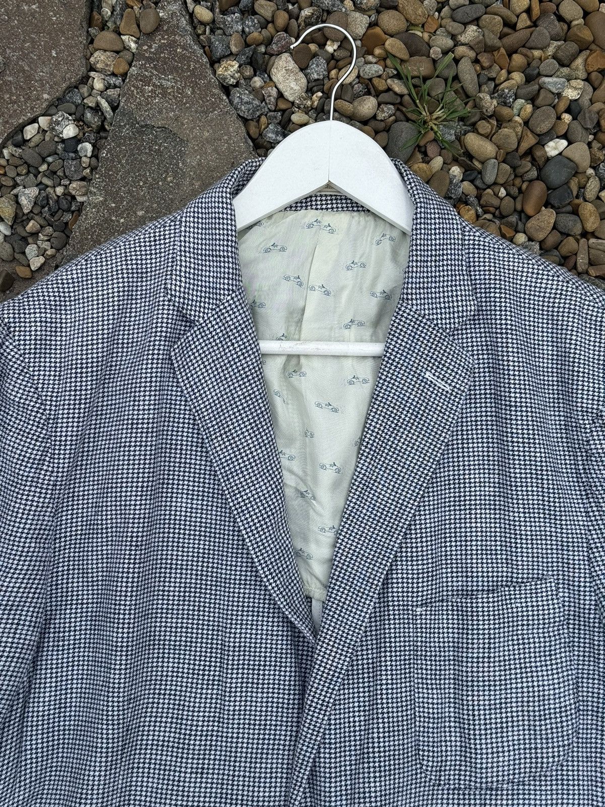 Massimo Alba Massimo Alba Lin houndstooth blazer luxury Size 44R - 8 Thumbnail