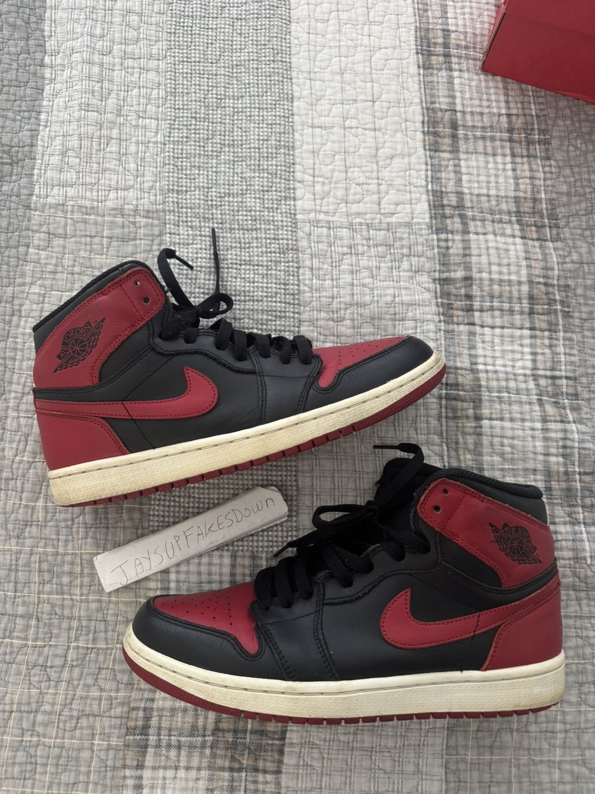 Jordan Brand Air Jordan 1 Retro High OG "Bred 2013" 8.5 Size US 8.5 / EU 41-42 - 1 Thumbnail