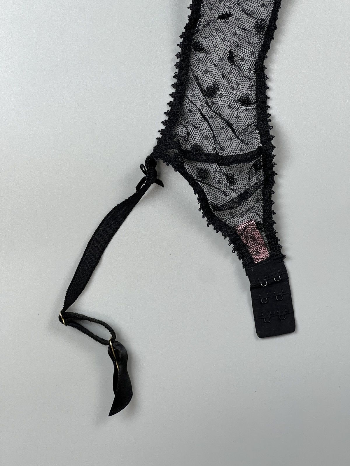 Designer Agent Provocateur Threadwork Bra And Suspender (Y0599) Size L / US 10 / IT 46 - 12 Thumbnail